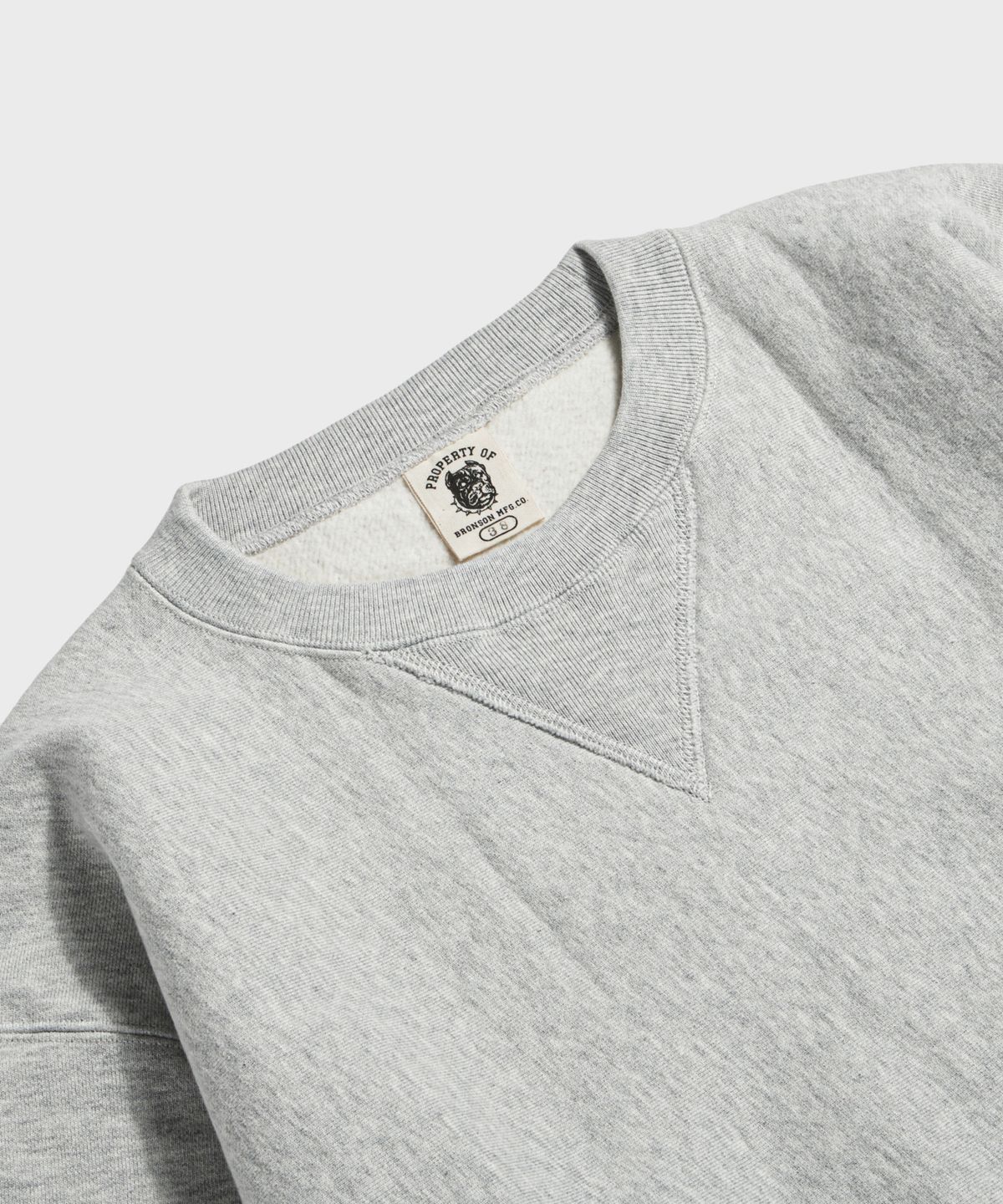 브론슨(BRONSON) Reverse Weave Sweatshirt KR Ver. Grey