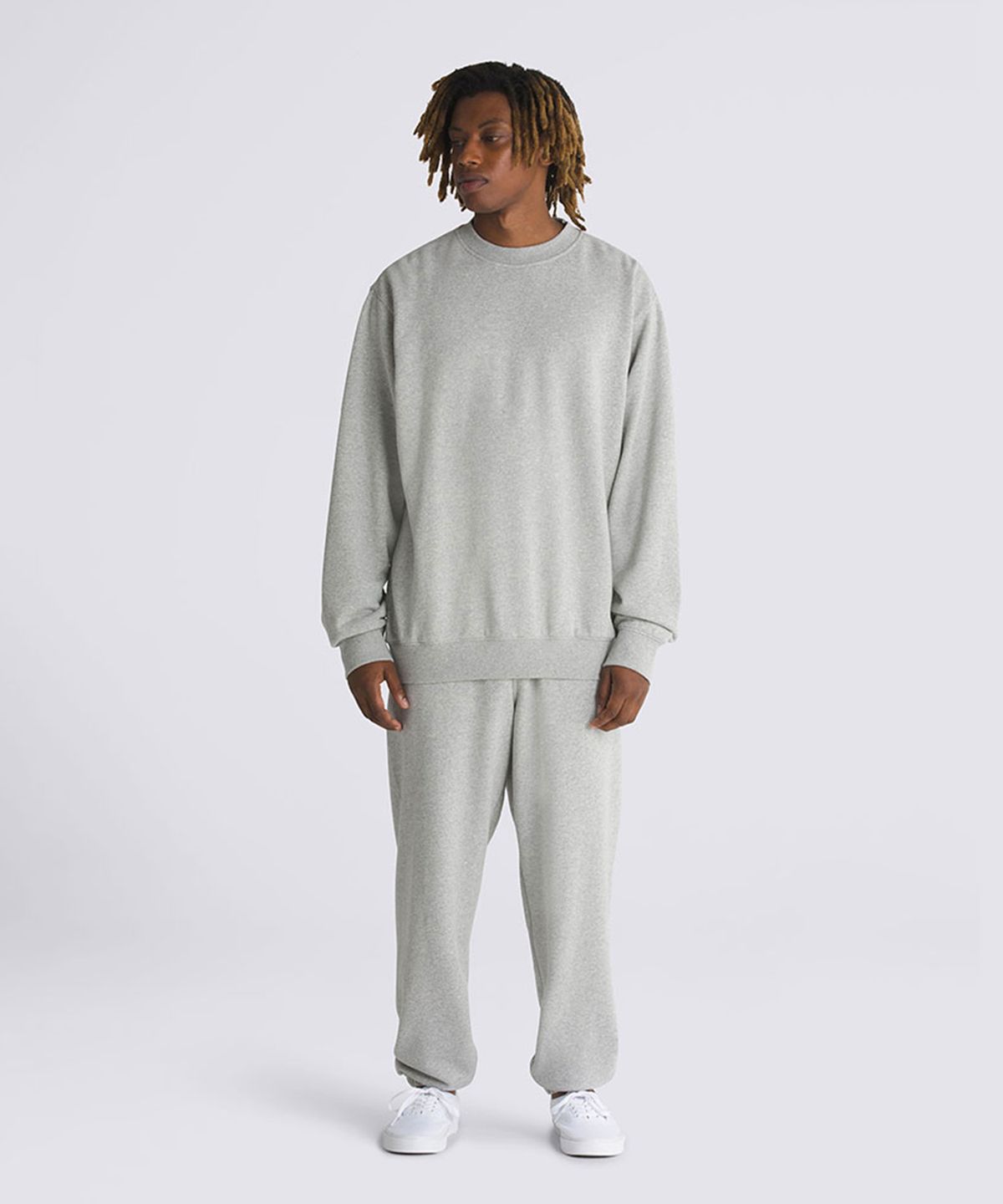 반스(VANS) 오리지널 스탠다드 루즈 플리스 팬츠 - 시멘트 헤더 / VN000G6H02F1