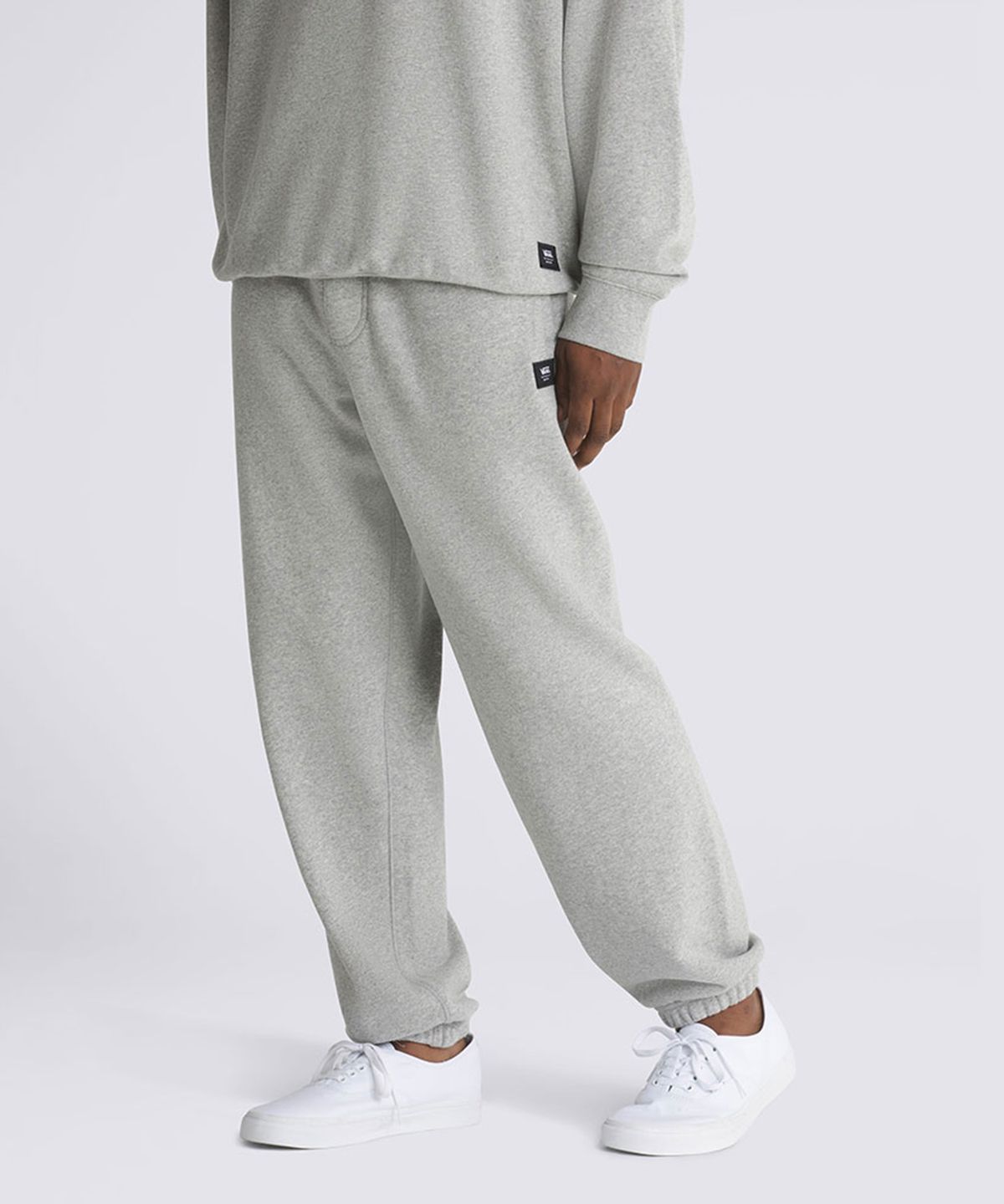 반스(VANS) 오리지널 스탠다드 루즈 플리스 팬츠 - 시멘트 헤더 / VN000G6H02F1