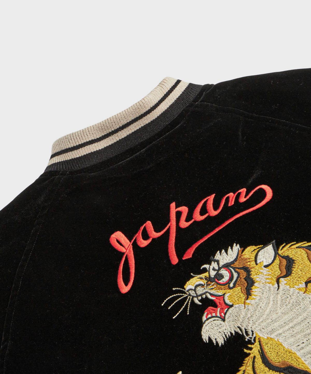 브론슨(BRONSON) 1950s Reversible Acetate Souvenir Jacket - Falcon + Tiger