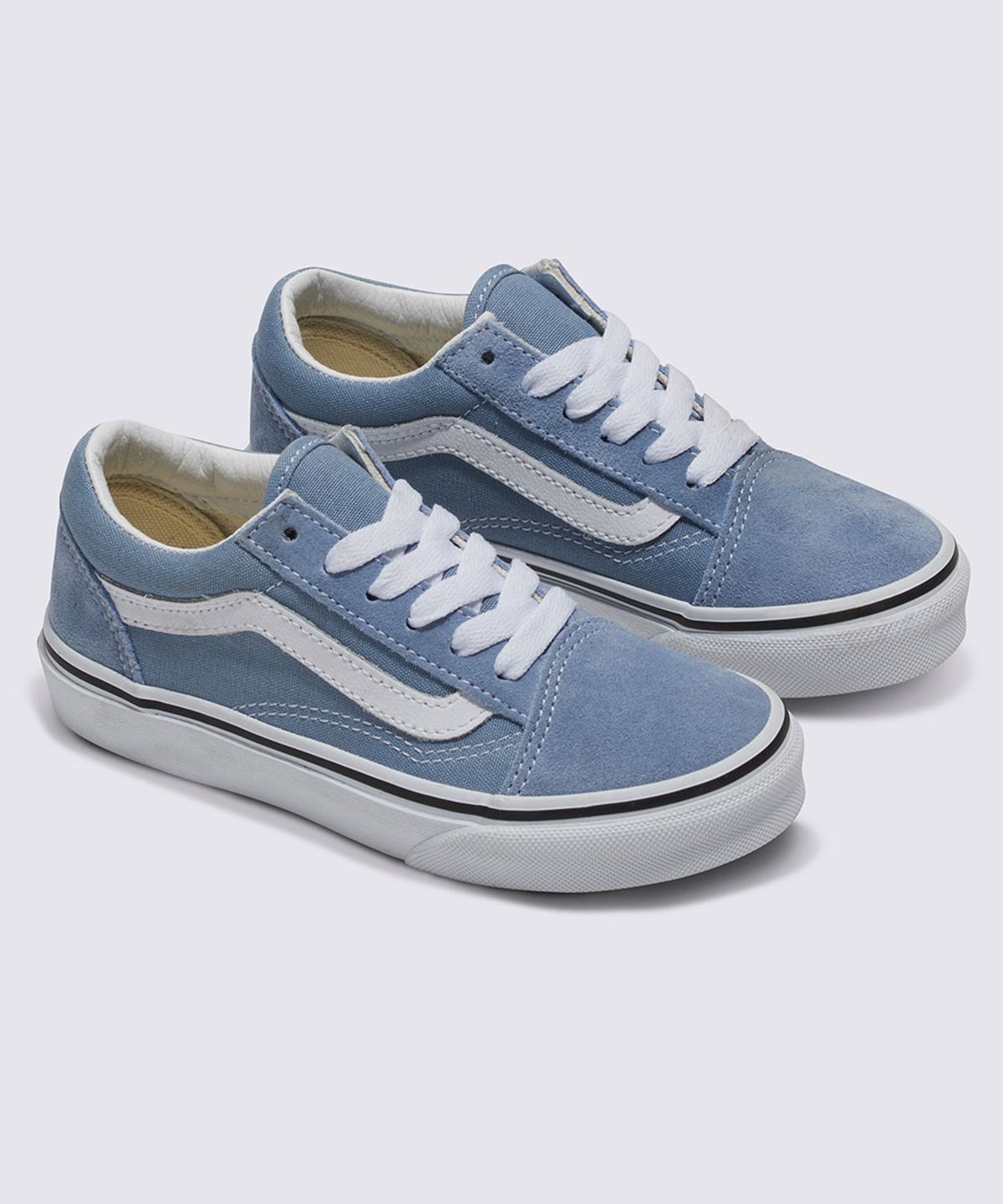 반스 키즈(VANS KIDS) 올드스쿨 키즈 - (컬러 띠어리) 더스티 블루 / VN0005WVDSB1