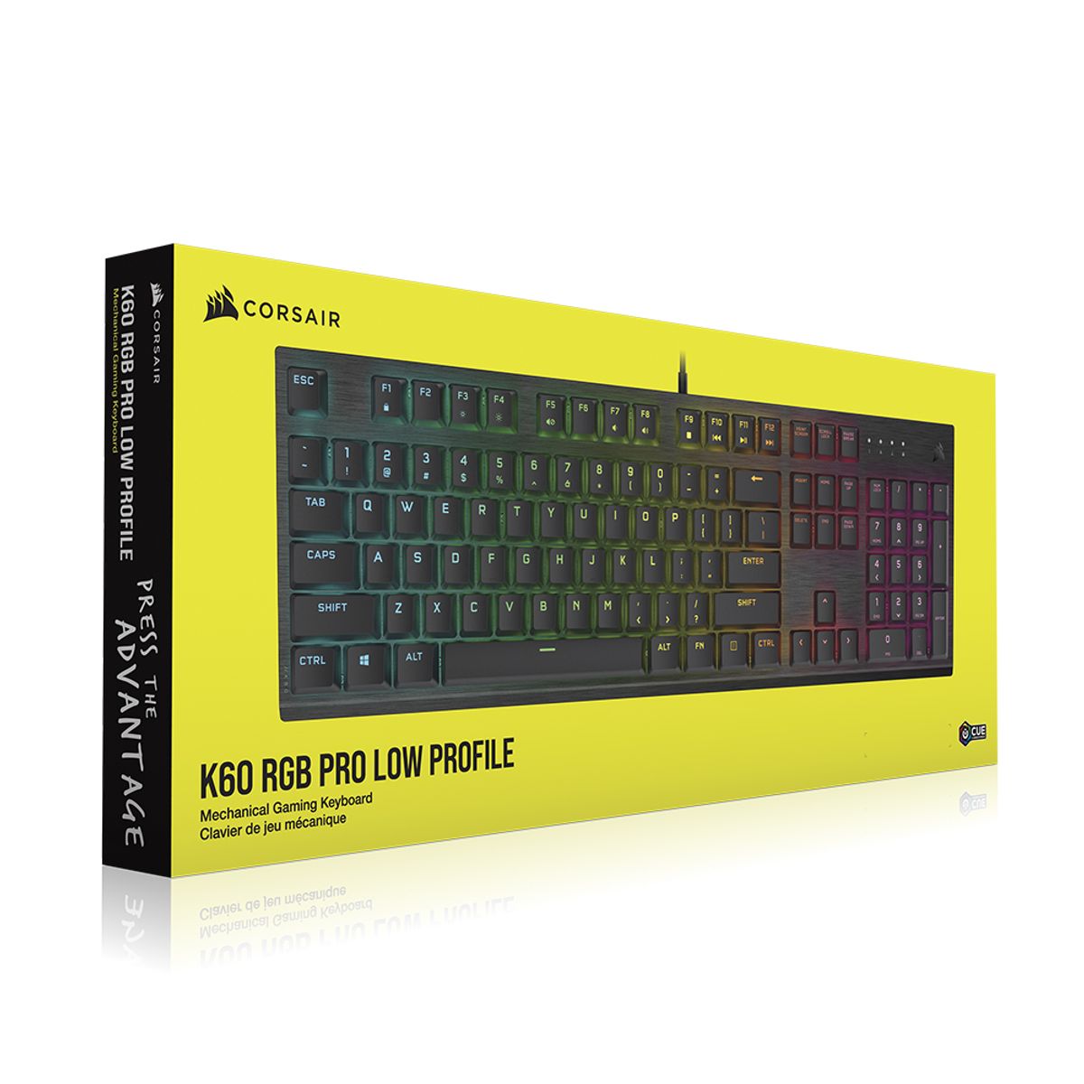 커세어(CORSAIR) K60 RGB PRO LP 은축 게이밍 기계식 키보드