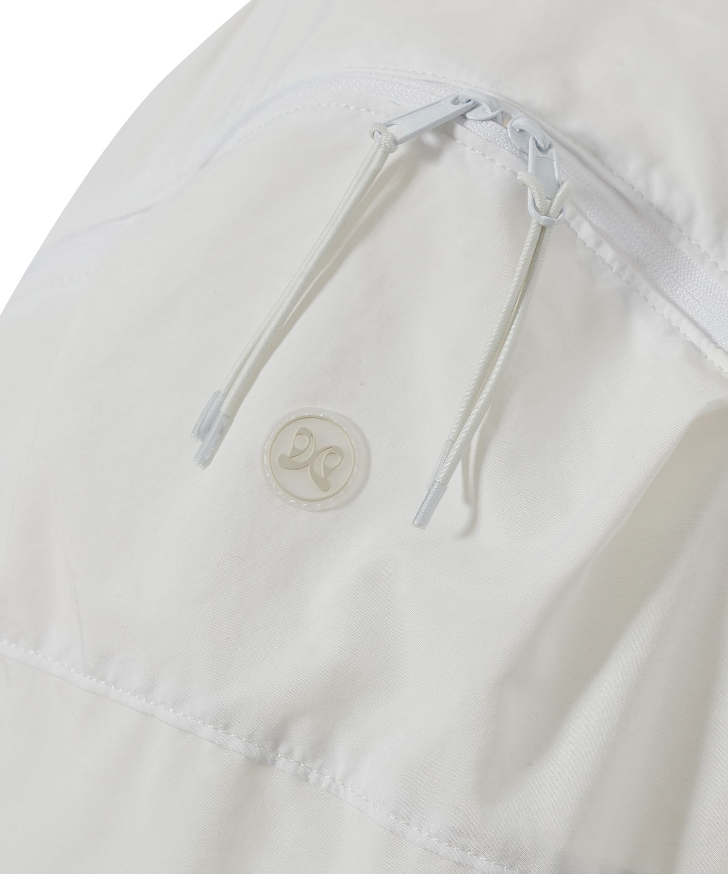 MUSINSA公式 | TYPESERVICE Front Shirring Backpack [White]