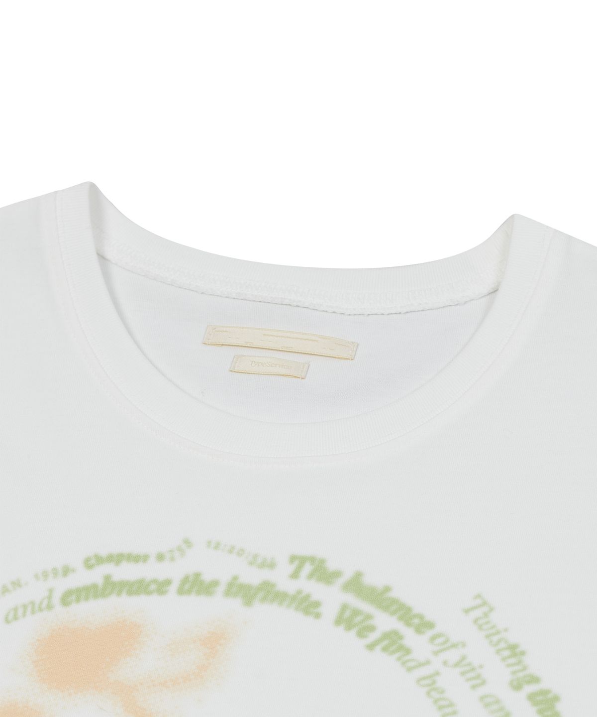 타입서비스(TYPESERVICE) Airbrush Graphic T-Shirt [Off White]