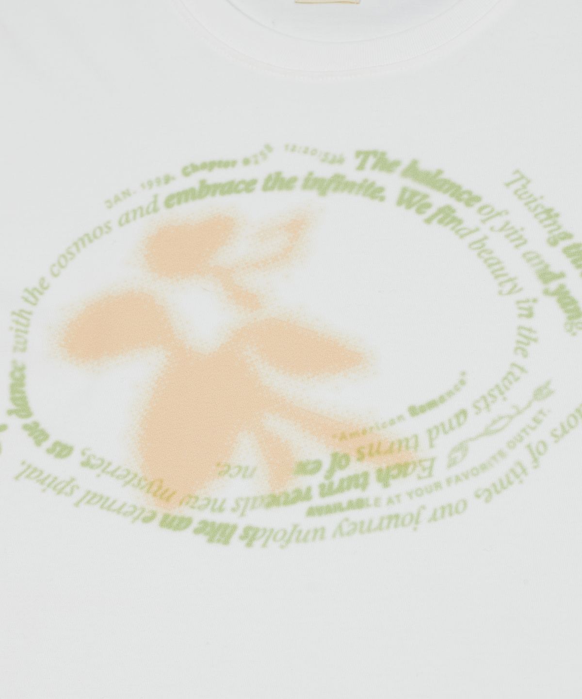 타입서비스(TYPESERVICE) Airbrush Graphic T-Shirt [Off White]