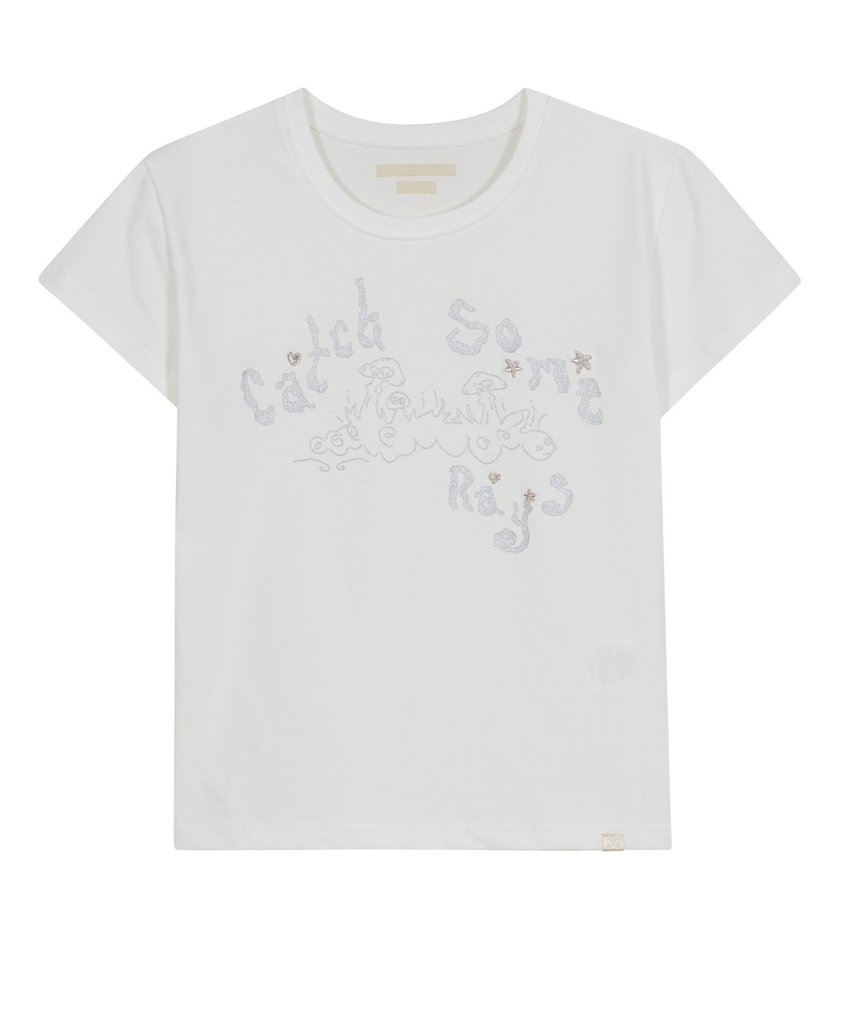 타입서비스(TYPESERVICE) Catch Embroidery T-Shirt [Off White]