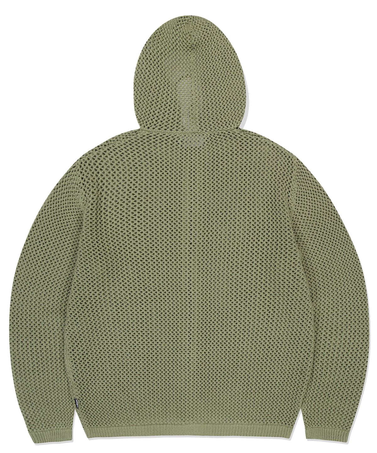 마하그리드(MAHAGRID) DAGGER MESH HOOD ZIP UP KNIT OLIVE(MG2ESMK685A)