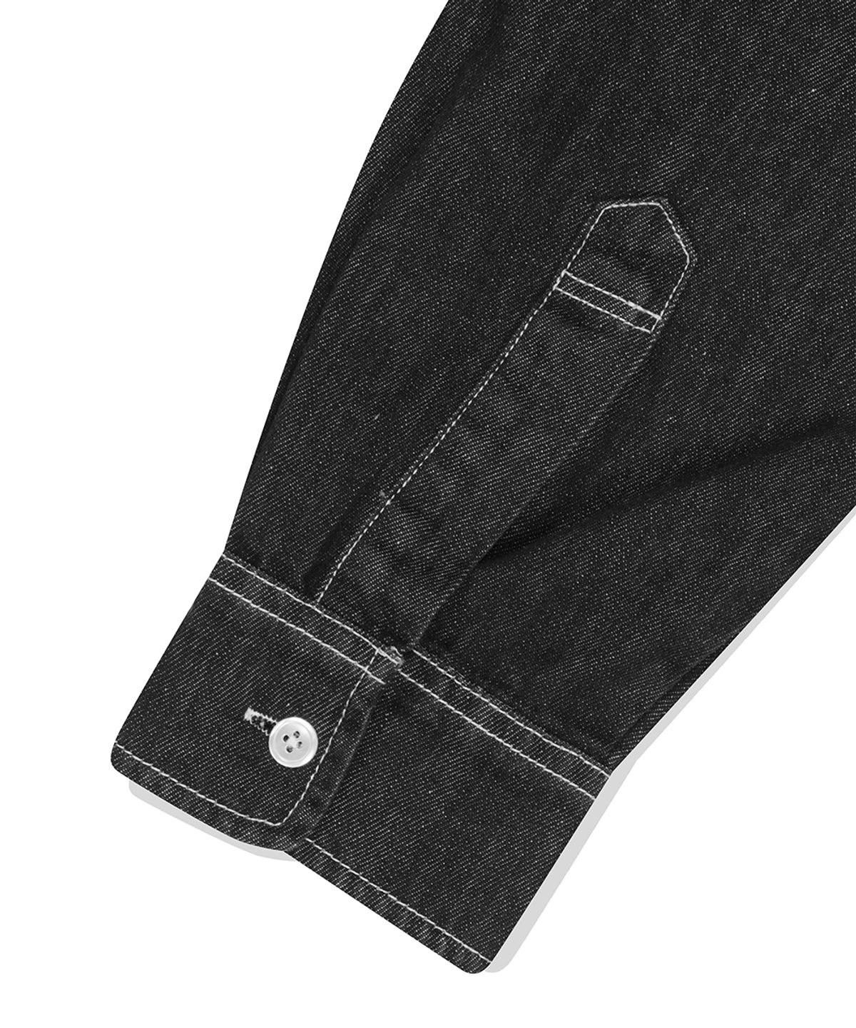 마하그리드(MAHAGRID) STITCHED DENIM SHIRT BLACK(MG2ESMW311A)