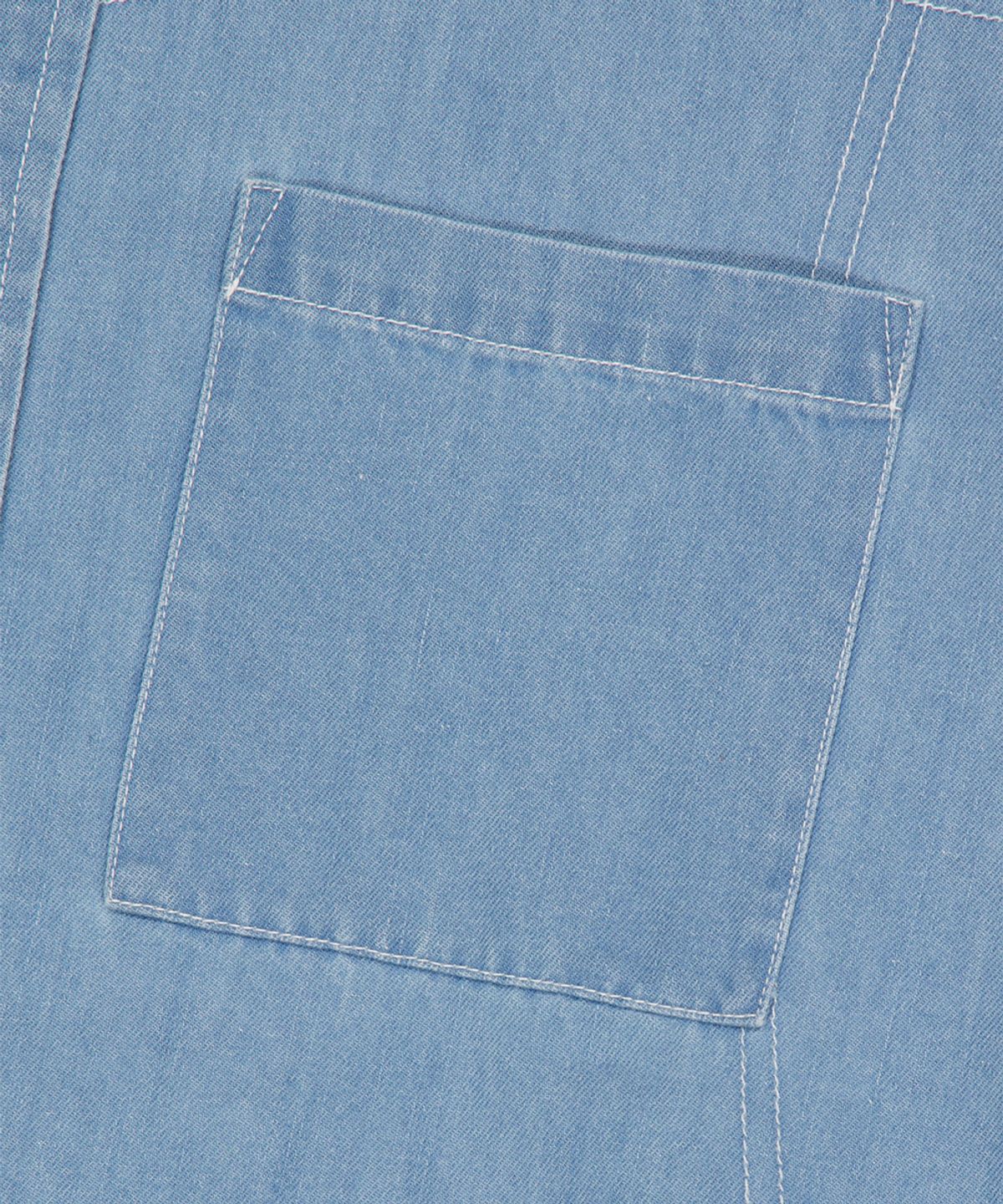 마하그리드(MAHAGRID) STITCHED DENIM SHIRT BLUE(MG2ESMW311A)