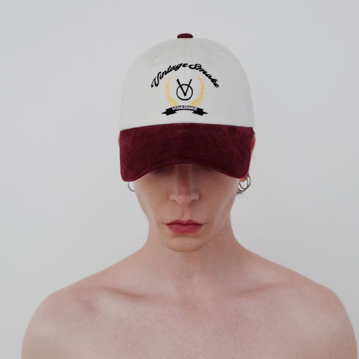 빈스모크(VINSMOKE) LAUREL BALLCAP [Burgundy] 볼캡 [SOFT FIT]