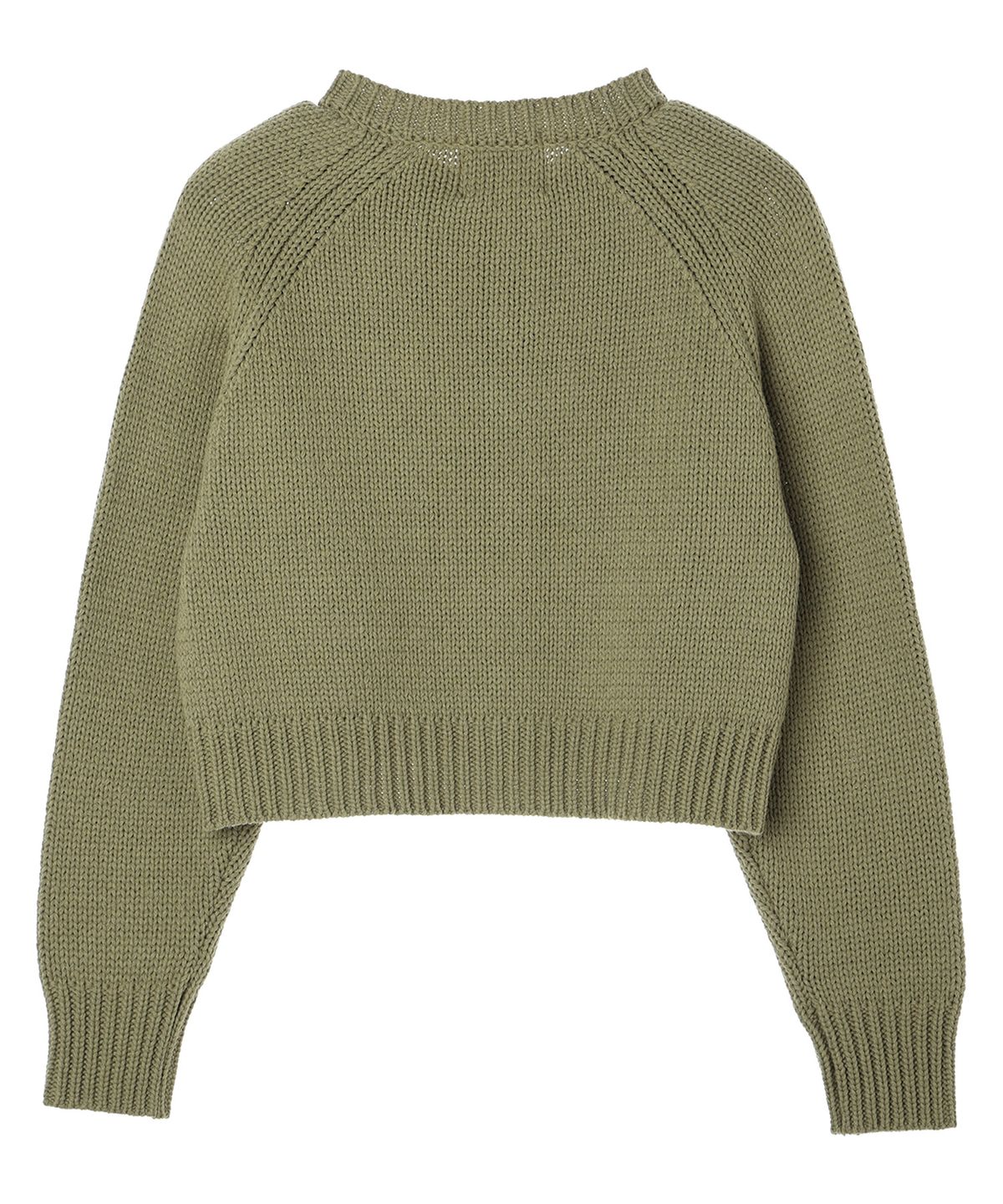꼬모니노즈(COMONINOZ) W ROUND NECK FULL ZIPUP KNIT [3 COLOR]