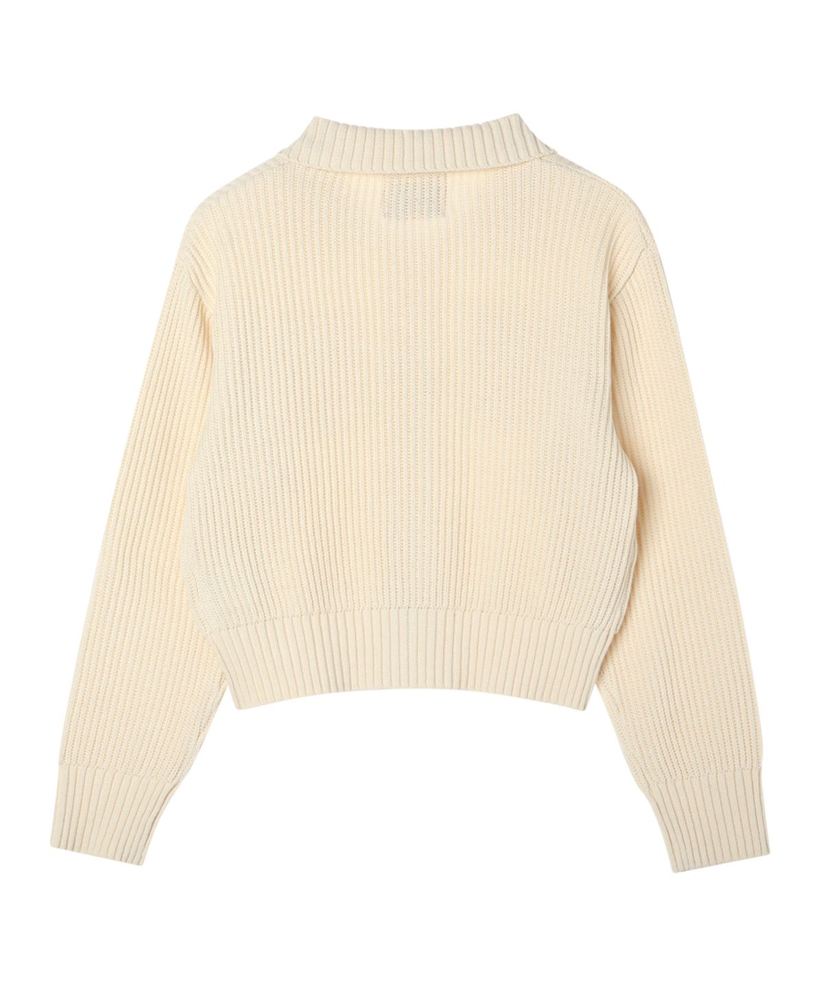 꼬모니노즈(COMONINOZ) W TWO POCKET KNIT CARDIGAN [3 COLOR]