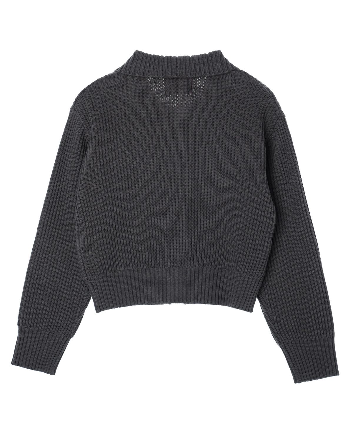 꼬모니노즈(COMONINOZ) W TWO POCKET KNIT CARDIGAN [3 COLOR]