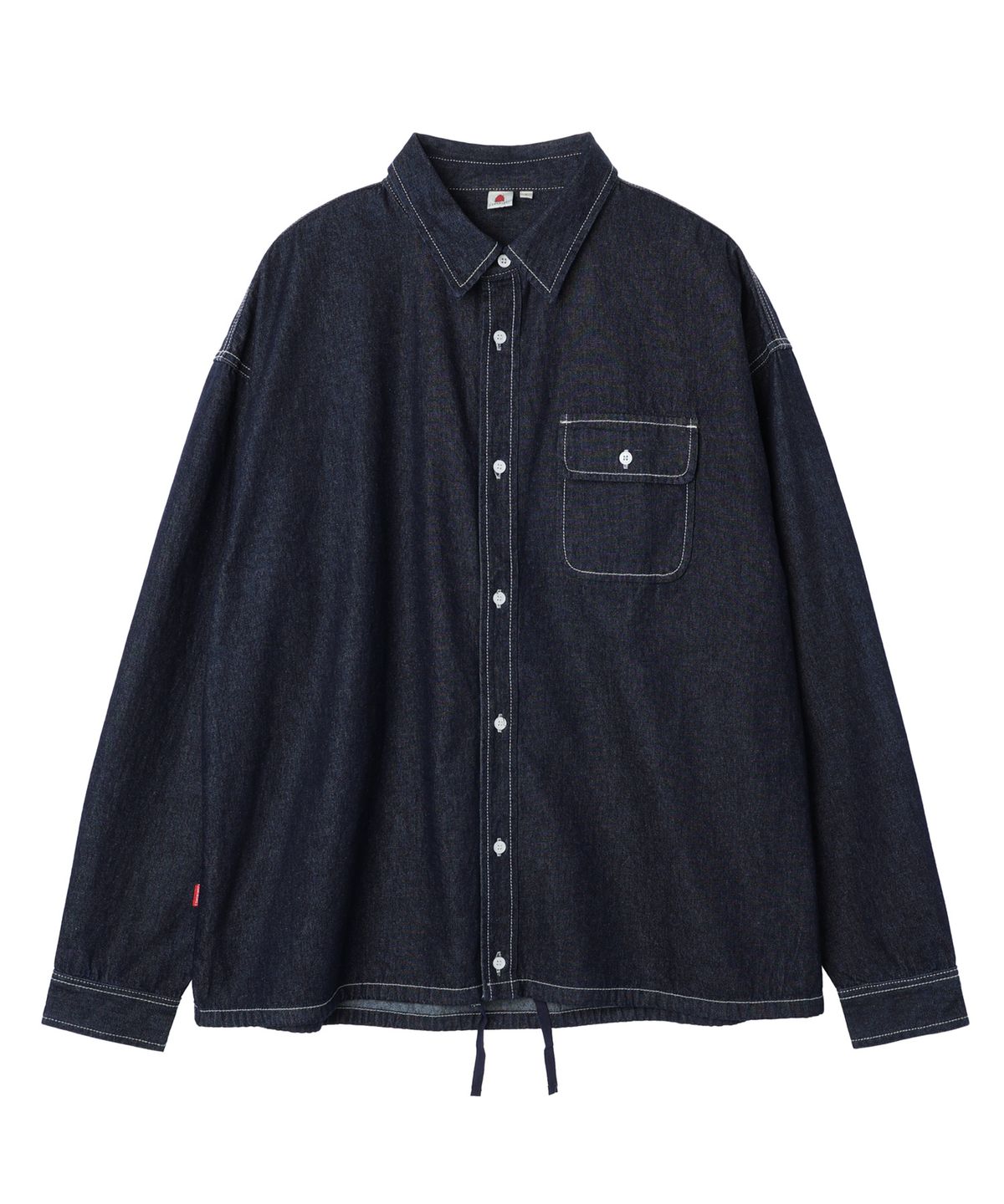 꼬모니노즈(COMONINOZ) STRING DENIM SHIRT [3 COLOR]