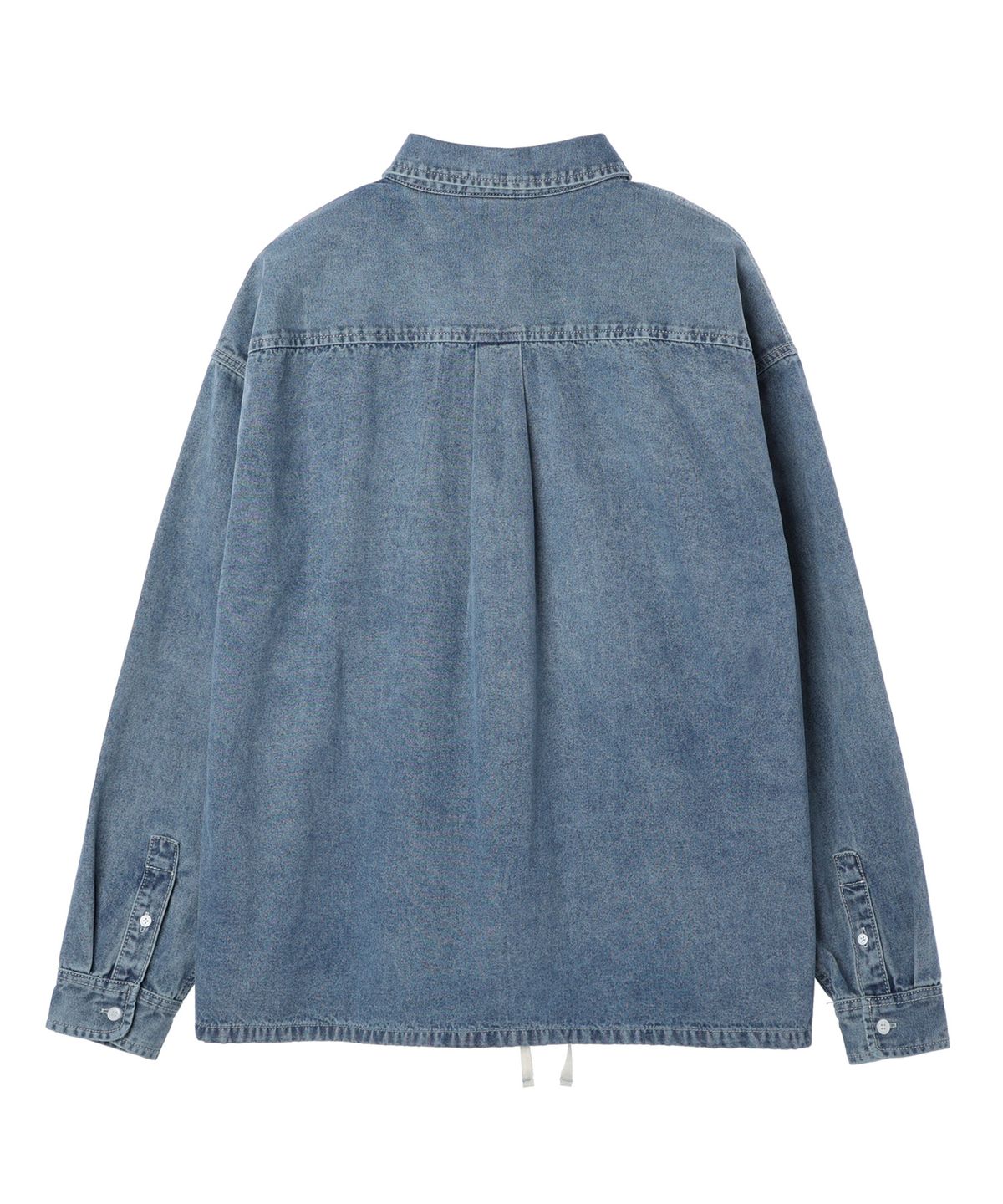 꼬모니노즈(COMONINOZ) STRING DENIM SHIRT [3 COLOR]