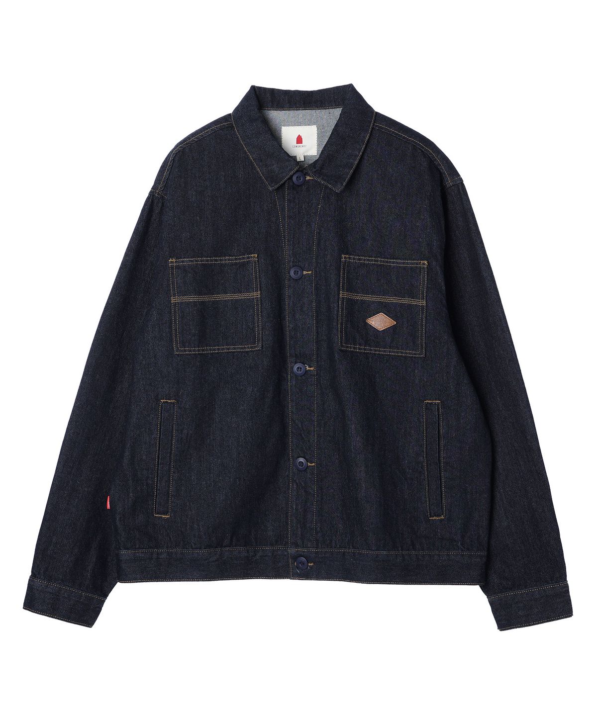 꼬모니노즈(COMONINOZ) POCKET DENIM JACKET [2 COLOR]