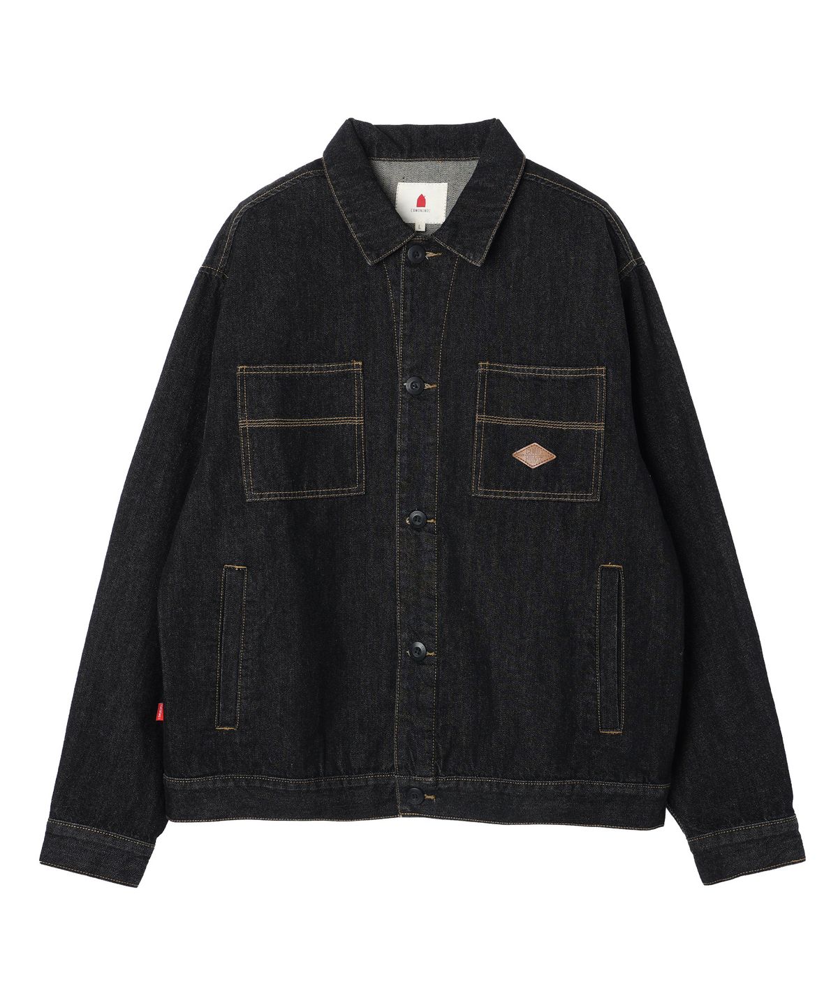 꼬모니노즈(COMONINOZ) POCKET DENIM JACKET [2 COLOR]
