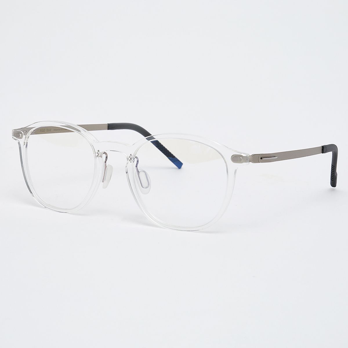 알로아이웨어(ALO EYEWEAR) [The air] AL5309 2011G 초경량 아넬 프레임 투명 클리어 안경테 블루라이트 렌즈 선택