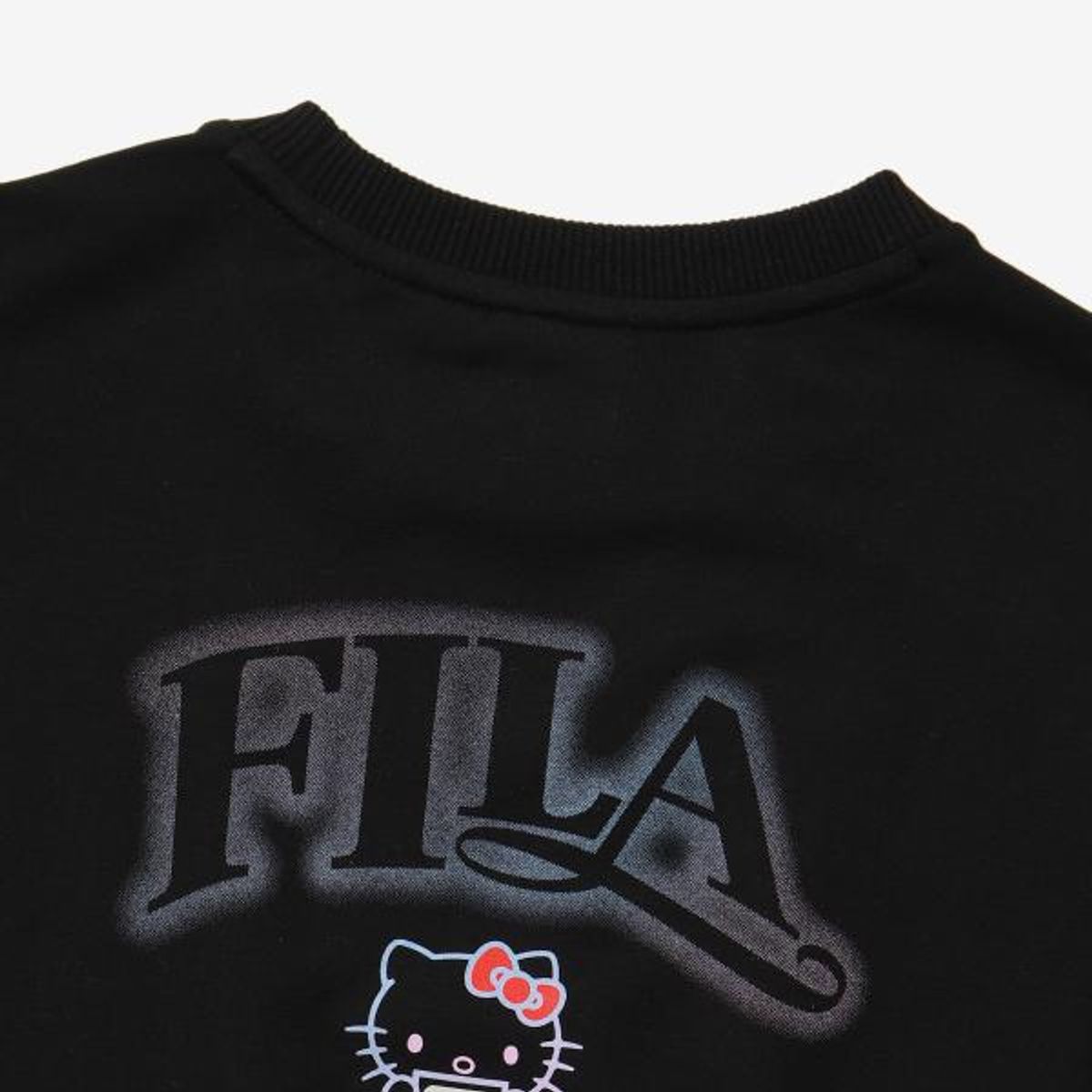 휠라 키즈(FILA KIDS) 헬로키티 콜라보레이션 맨투맨(FK2POG1K01FBLK)