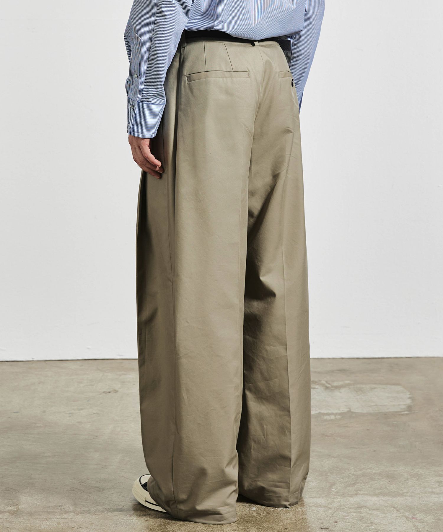 MUSINSA | LMOOD Kendo chino wide pants beige