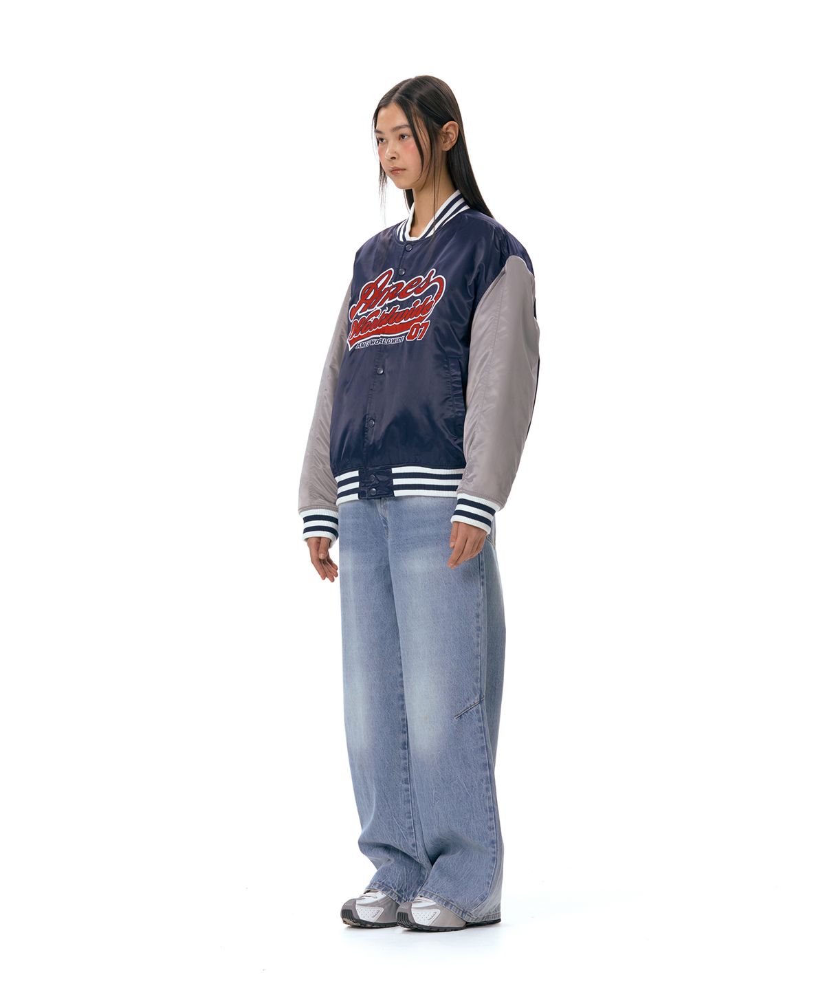 아메스 월드와이드(AMES-WORLDWIDE) AMES STADIUM JACKET NAVY (AM2ESUJ240A)