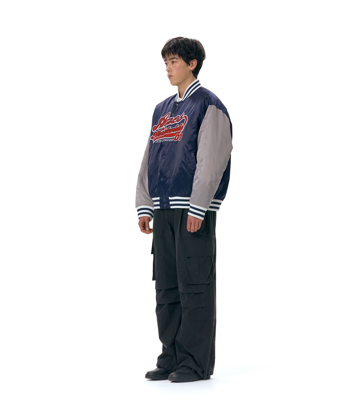 아메스 월드와이드(AMES-WORLDWIDE) AMES STADIUM JACKET NAVY (AM2ESUJ240A)