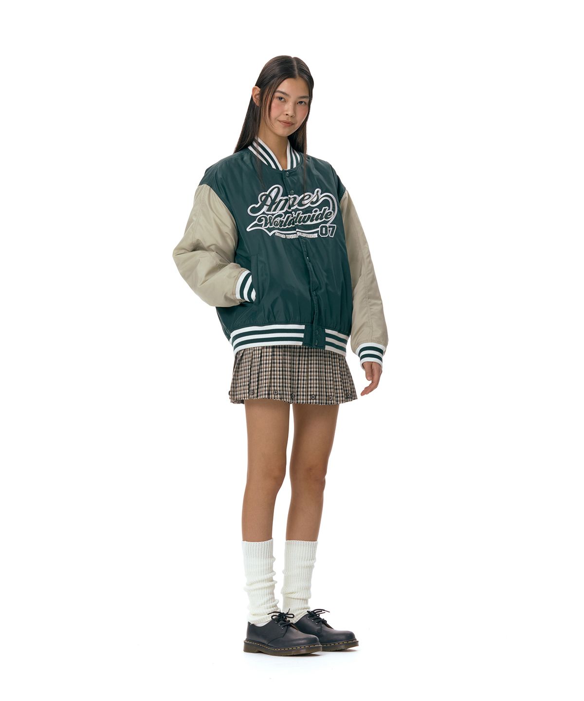 아메스 월드와이드(AMES-WORLDWIDE) AMES STADIUM JACKET GREEN (AM2ESUJ240A)