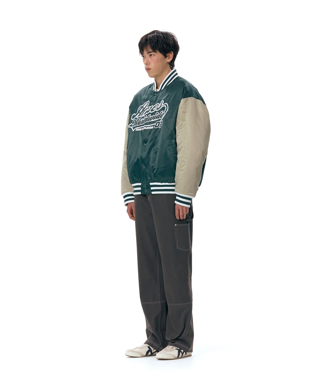 아메스 월드와이드(AMES-WORLDWIDE) AMES STADIUM JACKET GREEN (AM2ESUJ240A)