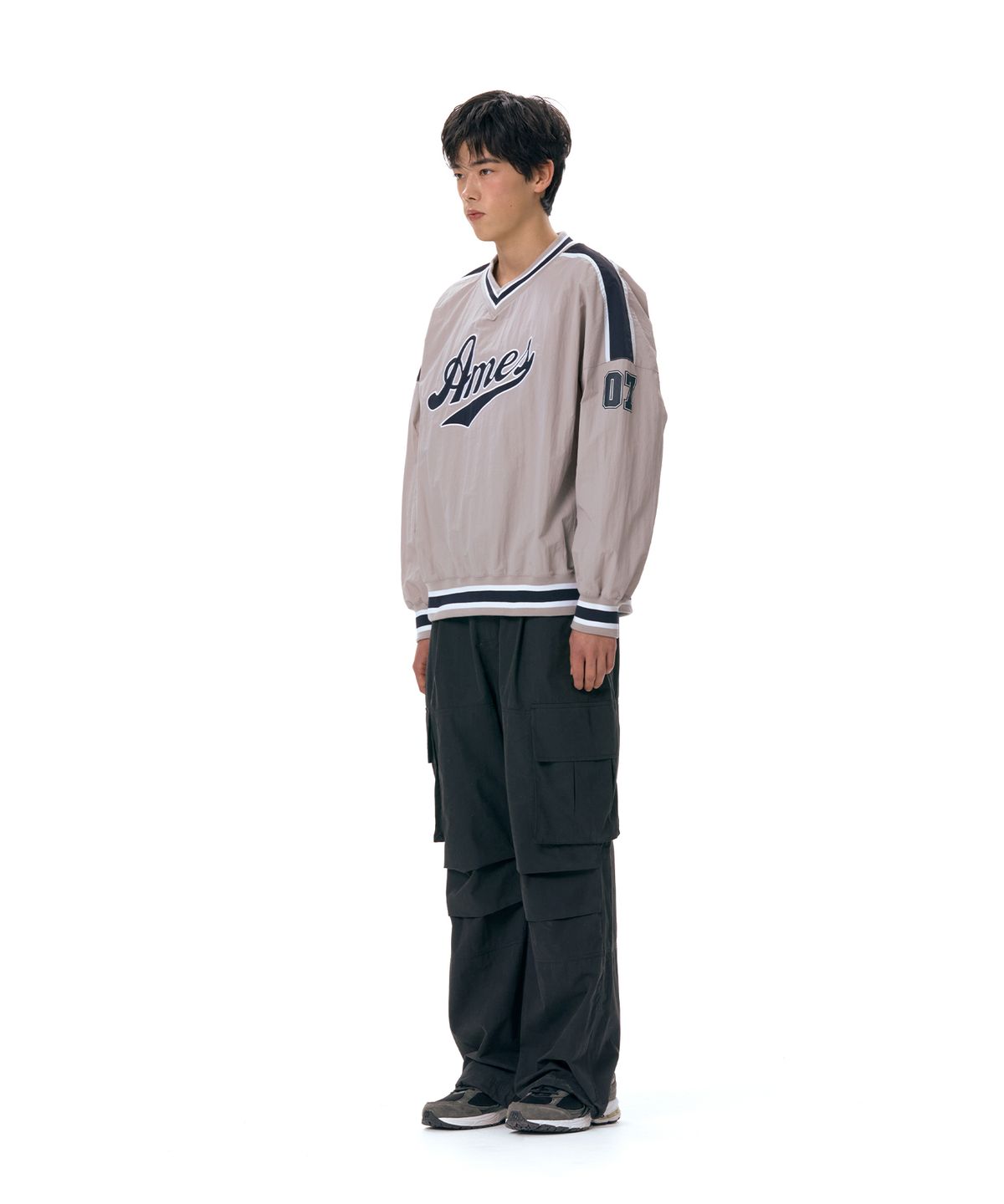 아메스 월드와이드(AMES-WORLDWIDE) NYLON HOCKEY JERSEY GREY (AM2ESUM480A)