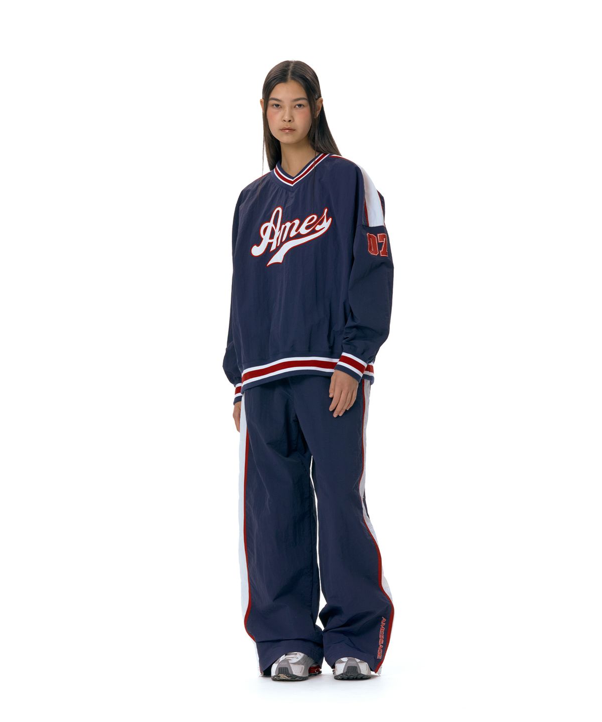 아메스 월드와이드(AMES-WORLDWIDE) NYLON HOCKEY JERSEY NAVY (AM2ESUM480A)