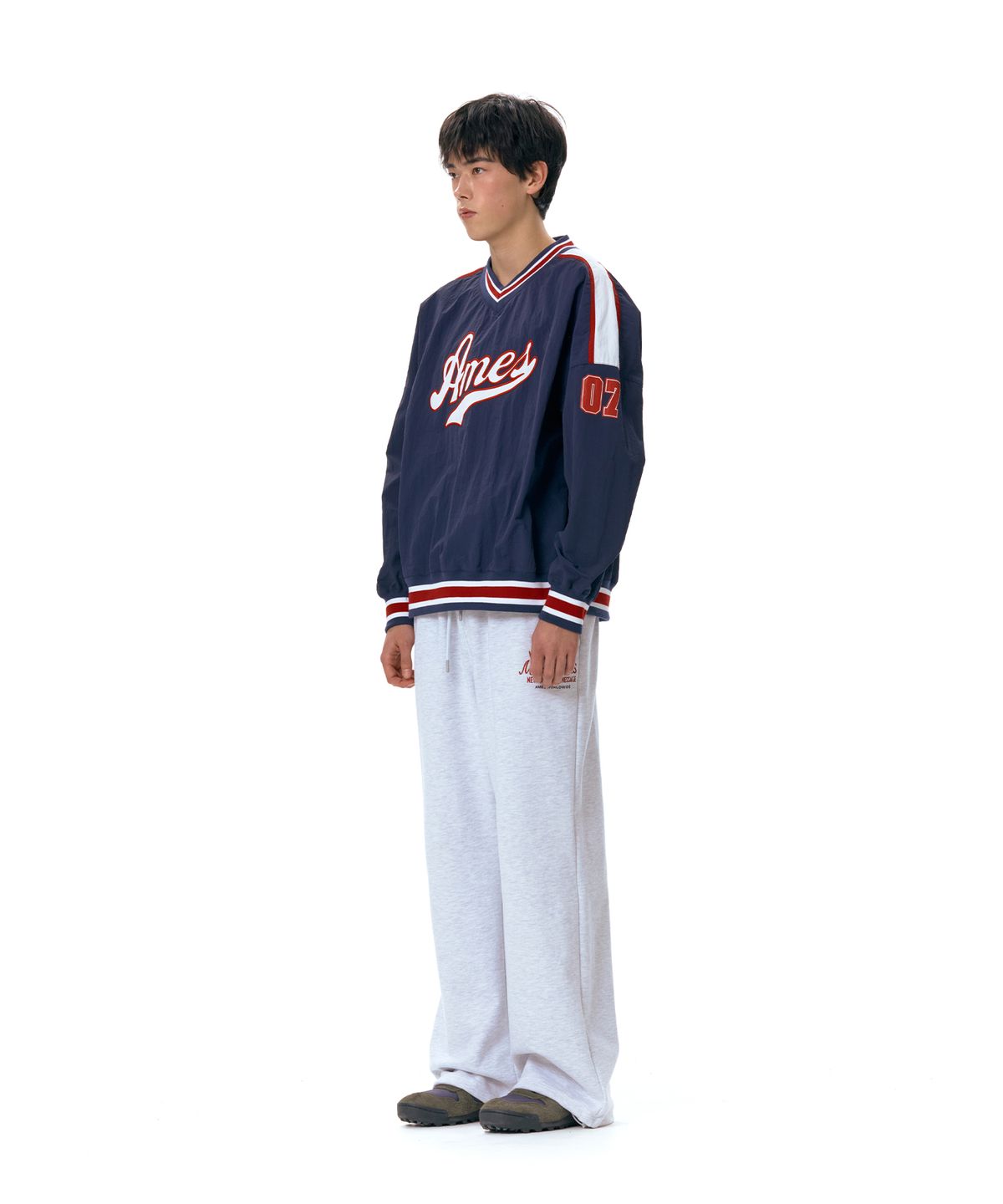 아메스 월드와이드(AMES-WORLDWIDE) NYLON HOCKEY JERSEY NAVY (AM2ESUM480A)