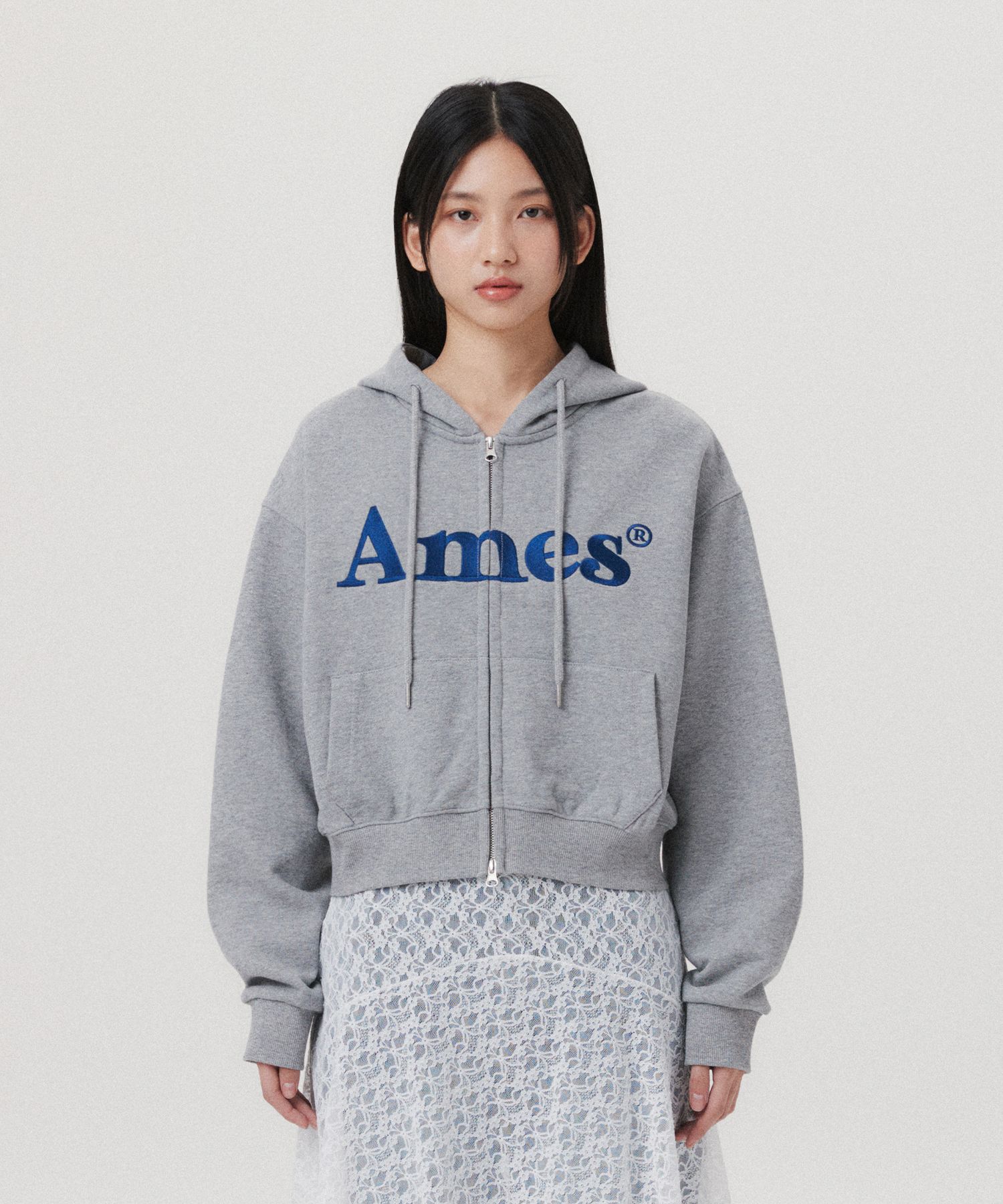 AMES-WORLDWIDE★Unisex★BASIC LOGO HOODIE ZIP UP MUSINSA | AMES-WORLDWIDE BASIC LOGO HOODIE ZIP UP BLACK