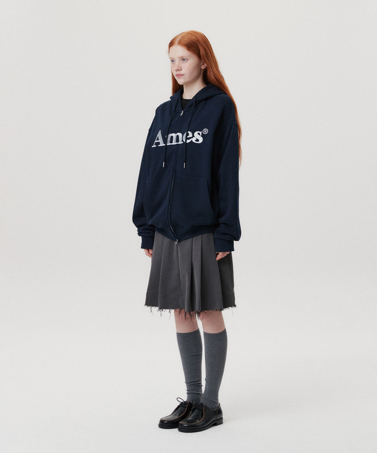 ★AMES-WORLDWIDE★SIGNATURE LOGO HOODIE BLUE★正規品/送料込 org.jpg