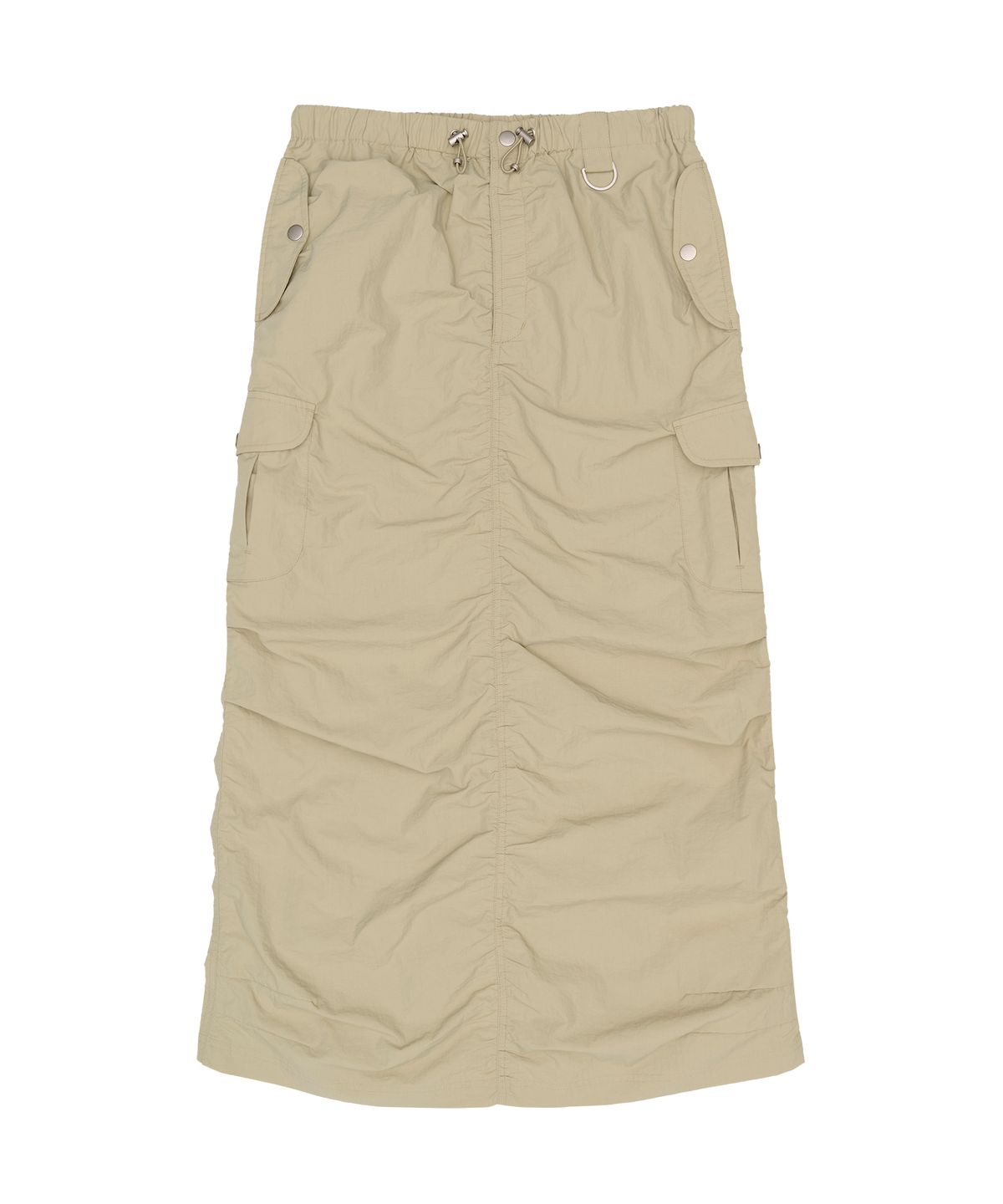 아메스 월드와이드(AMES-WORLDWIDE) TWO POCKET CARGO SKIRT BEIGE (AM2ESFPA90A)