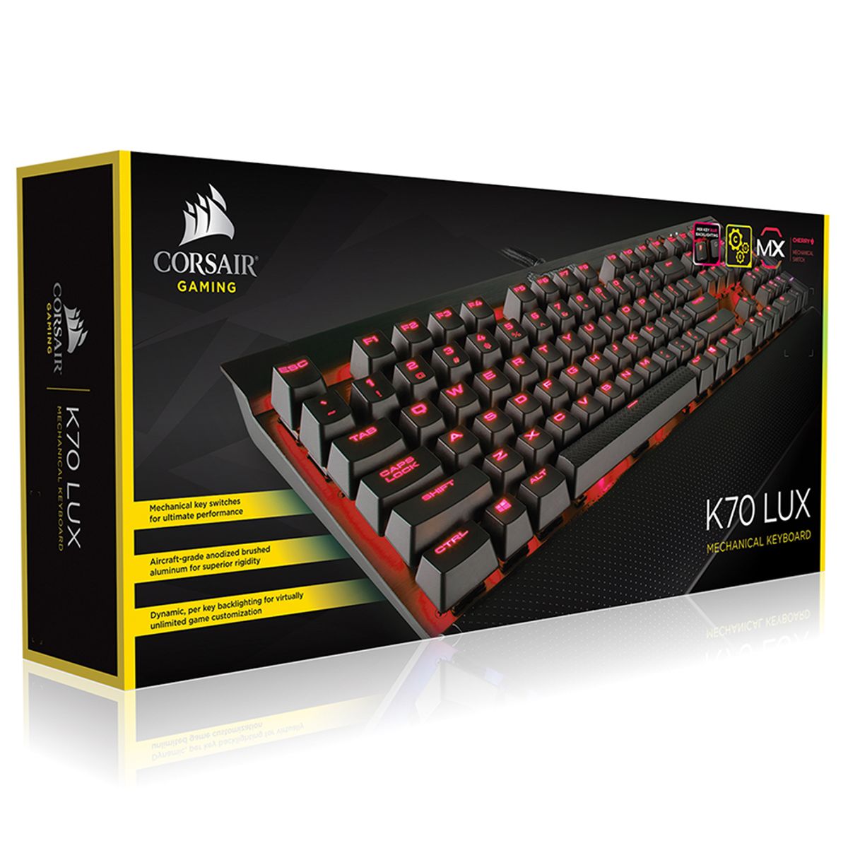 커세어(CORSAIR) K70 LUX 적축 게이밍 게이밍 기계식 키보드