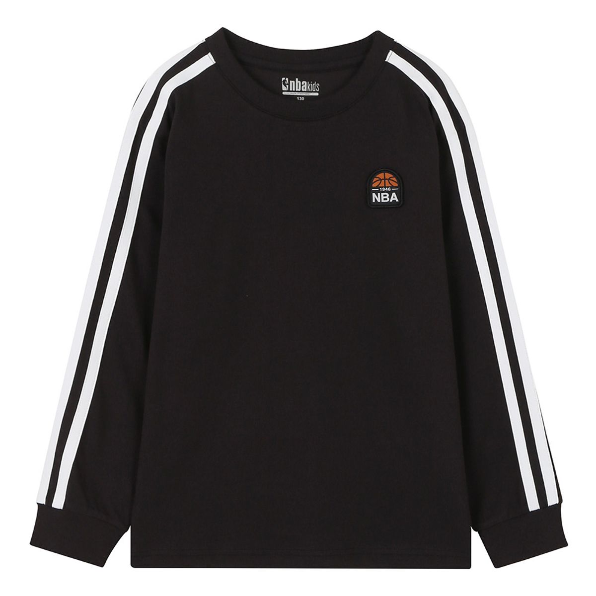 엔비에이 키즈(NBA KIDS) 라인포인트 에어로쿨 싱글티셔츠(K241TS130P) 블랙