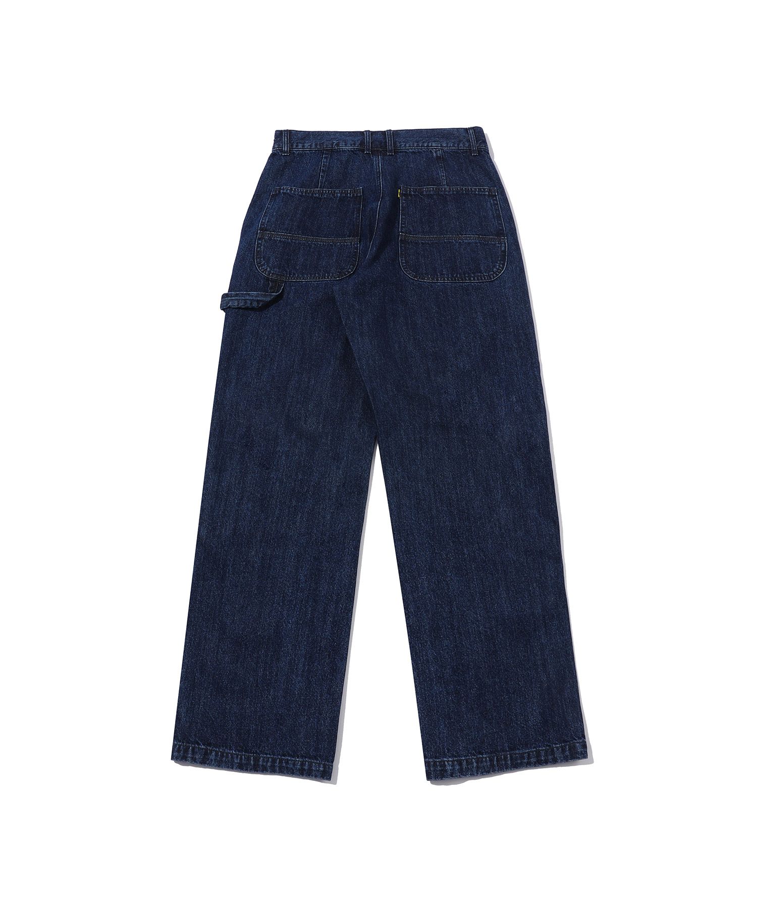 MUSINSA | BEENTRILL NEWYORK Carpenter wide denim pants (blue)