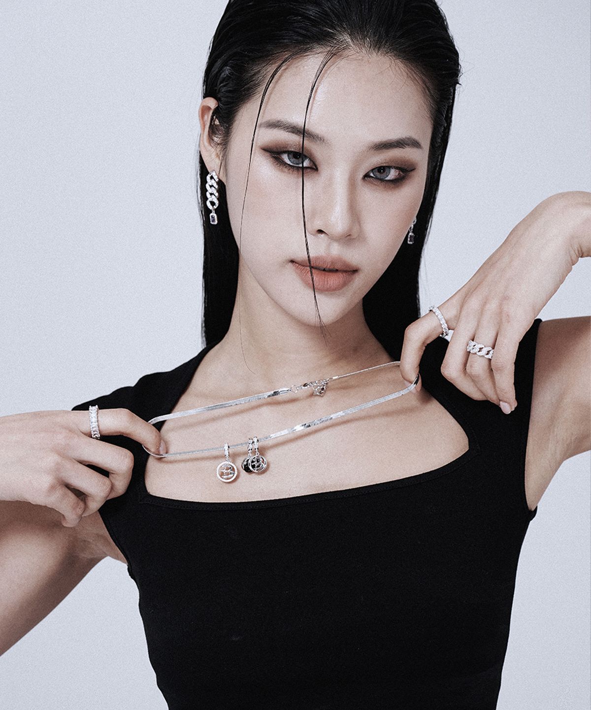 블랙 퍼플(BLACK PURPLE) 시그니티 팬던트