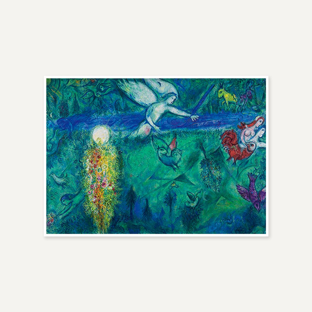 그릿시즌(GREET SEASON) 마르크 샤갈 Adam and Eve expelled from Paradise, 1958 (액자 포함)