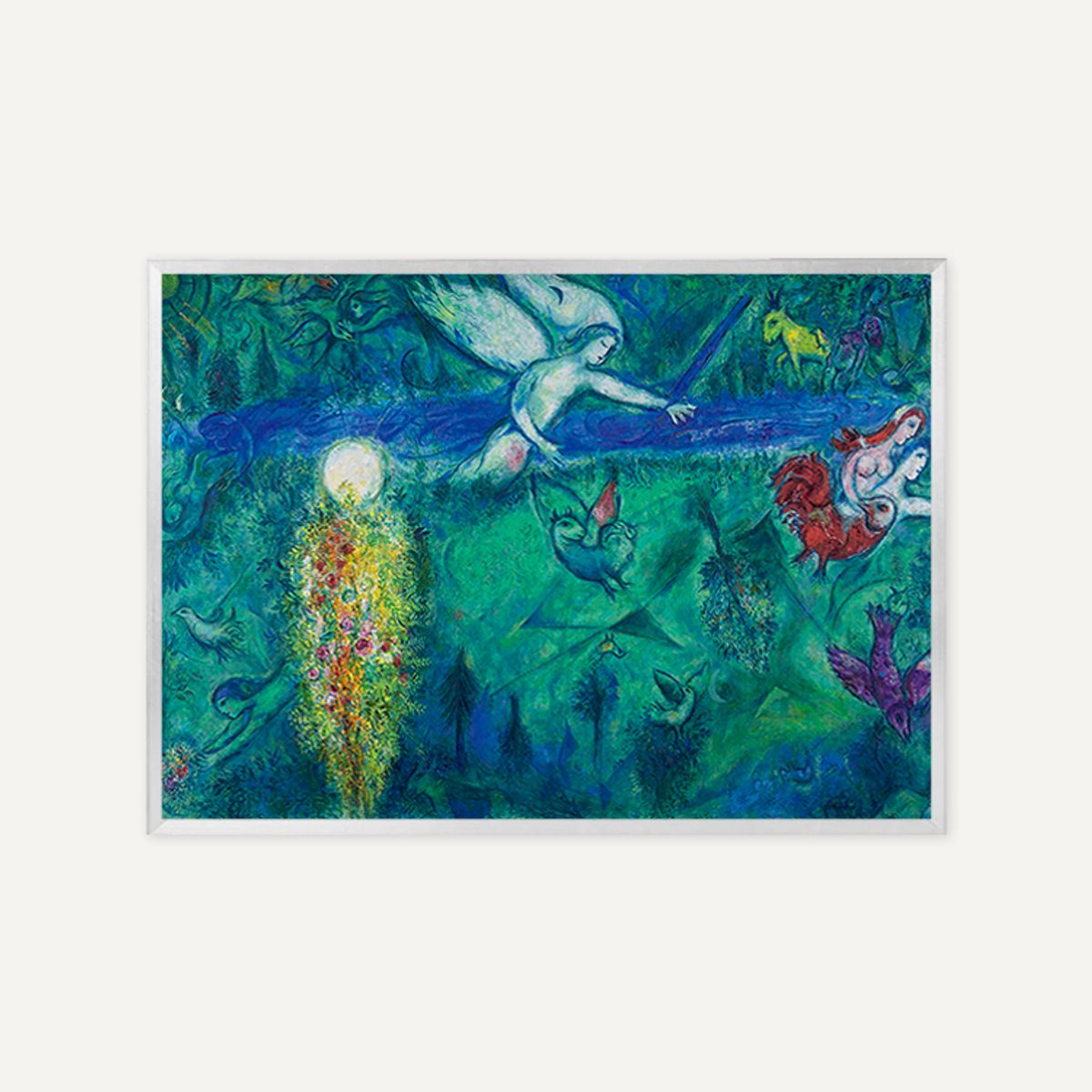 그릿시즌(GREET SEASON) 마르크 샤갈 Adam and Eve expelled from Paradise, 1958 (액자 포함)