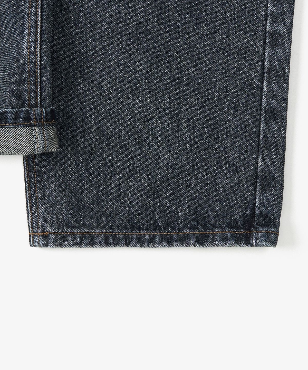 토피(TOFFEE) 드롭 스트레이트 와이드 데님 팬츠 (GREYISH BLUE)