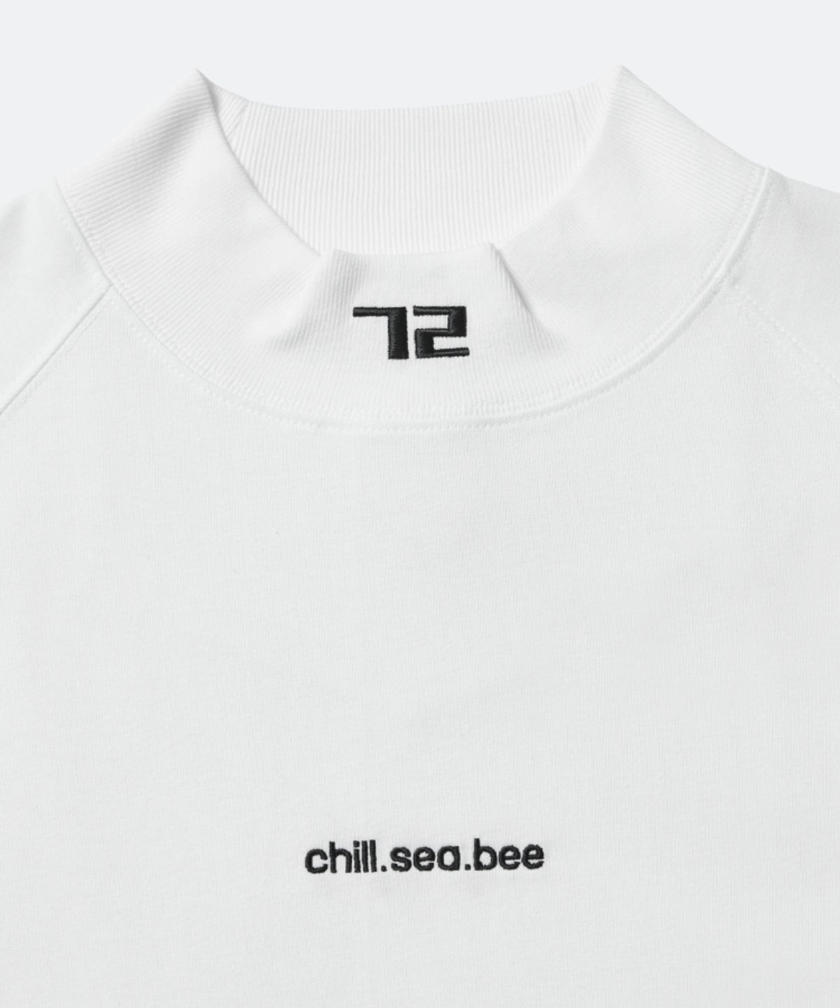 칠씨비(CHILLSEABEE) [REMOR]Logo-embroidered short-sleeve T-shirts.