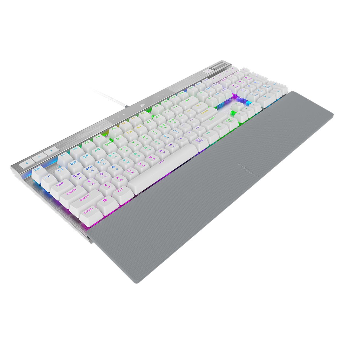 커세어(CORSAIR) K70 RGB PRO OPX 광적축 게이밍 기계식 키보드 화이트