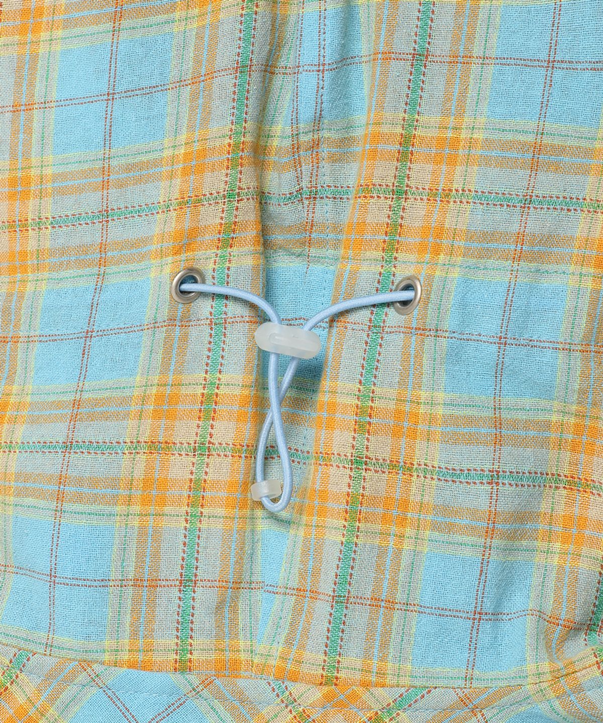 카비시(CAVISH) CHECK SHIRT HOODIE BLUE(CV2ESUW320A)