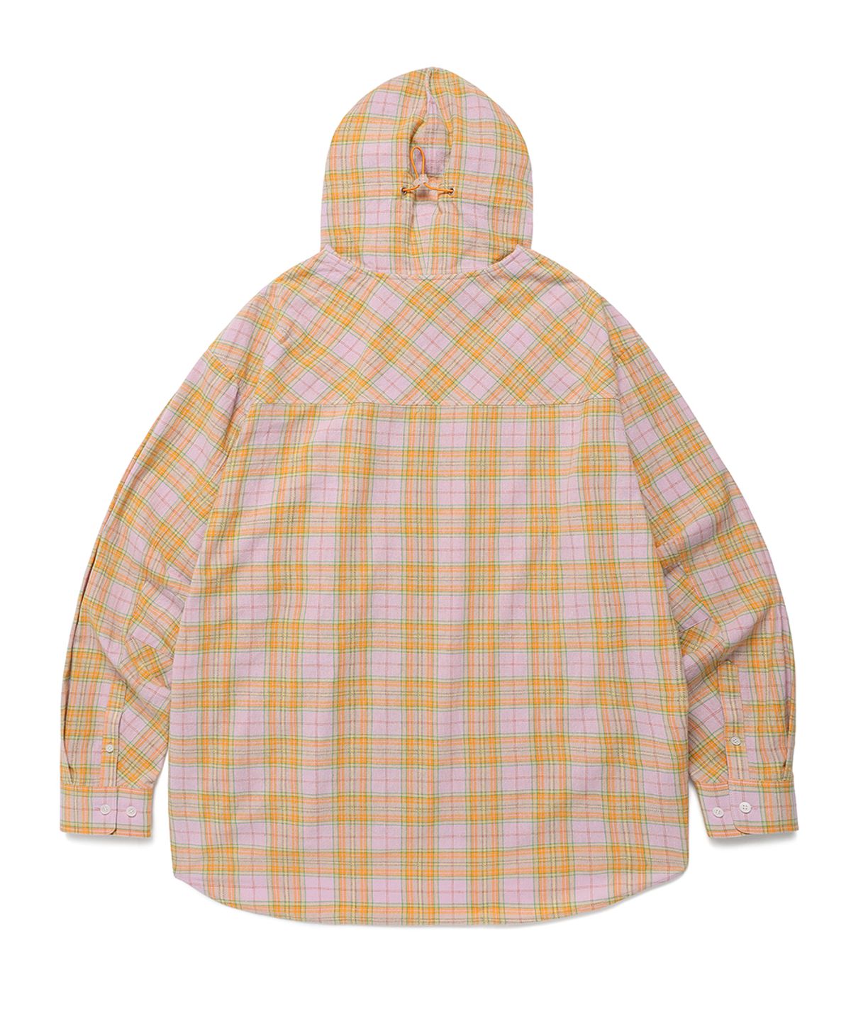 카비시(CAVISH) CHECK SHIRT HOODIE PURPLE(CV2ESUW320A)