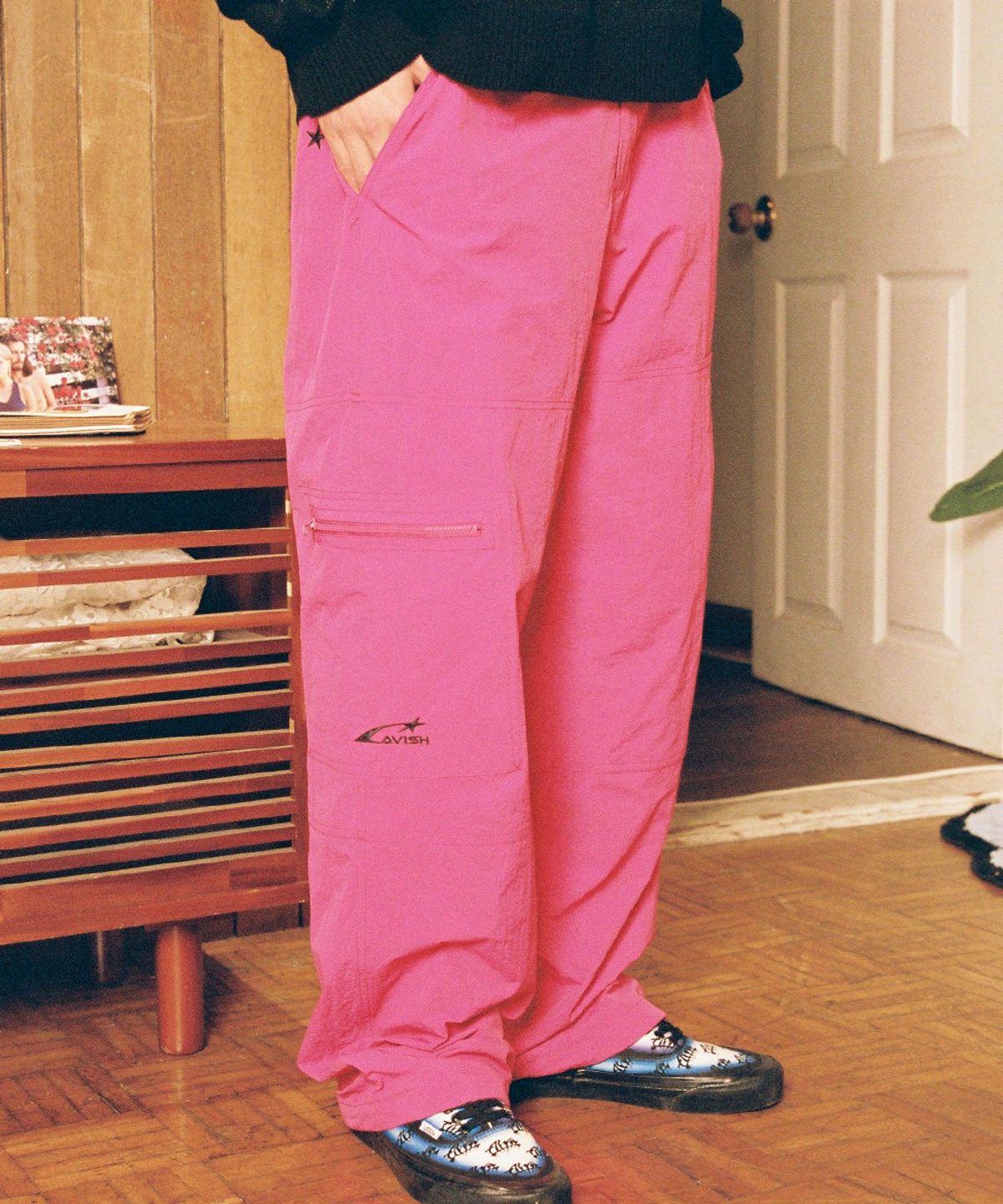 카비시(CAVISH) NYLON SPACE CARGO PANTS PINK(CV2ESUPA10A)