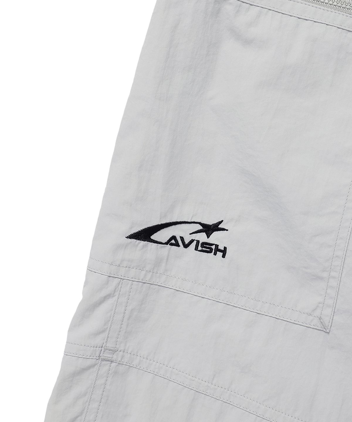 카비시(CAVISH) NYLON SPACE CARGO PANTS  LIGHT GREY(CV2ESUPA10A)