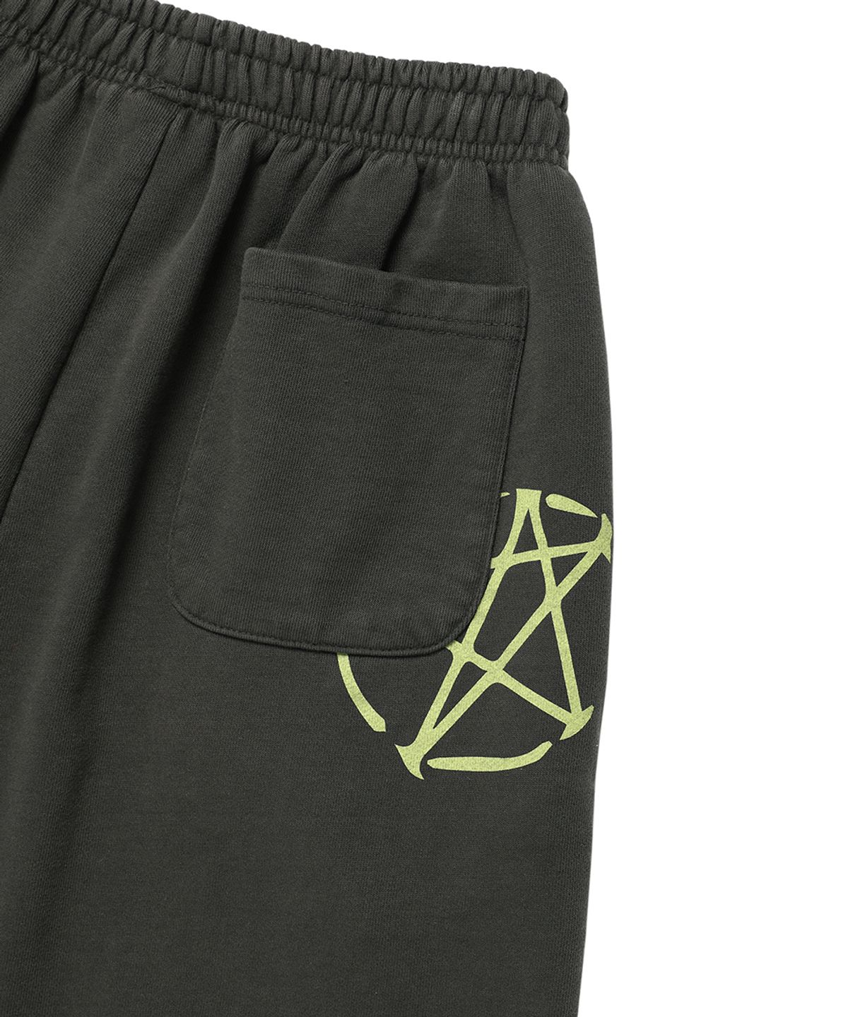 카비시(CAVISH) PIGMENT HAND WRITTEN SWEAT SHORTS CHARCOAL(CV2EMUPA03A)