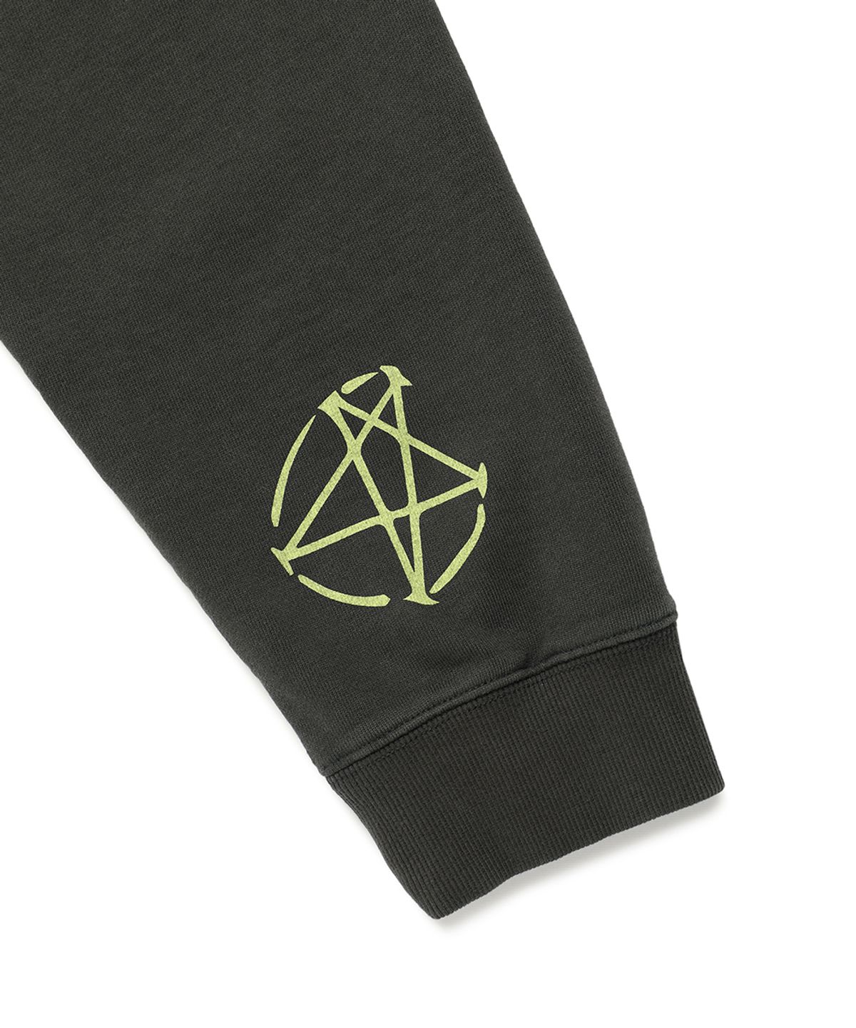카비시(CAVISH) PIGMENT HAND WRITTEN HOODIE CHARCOAL(CV2ESUM404A)