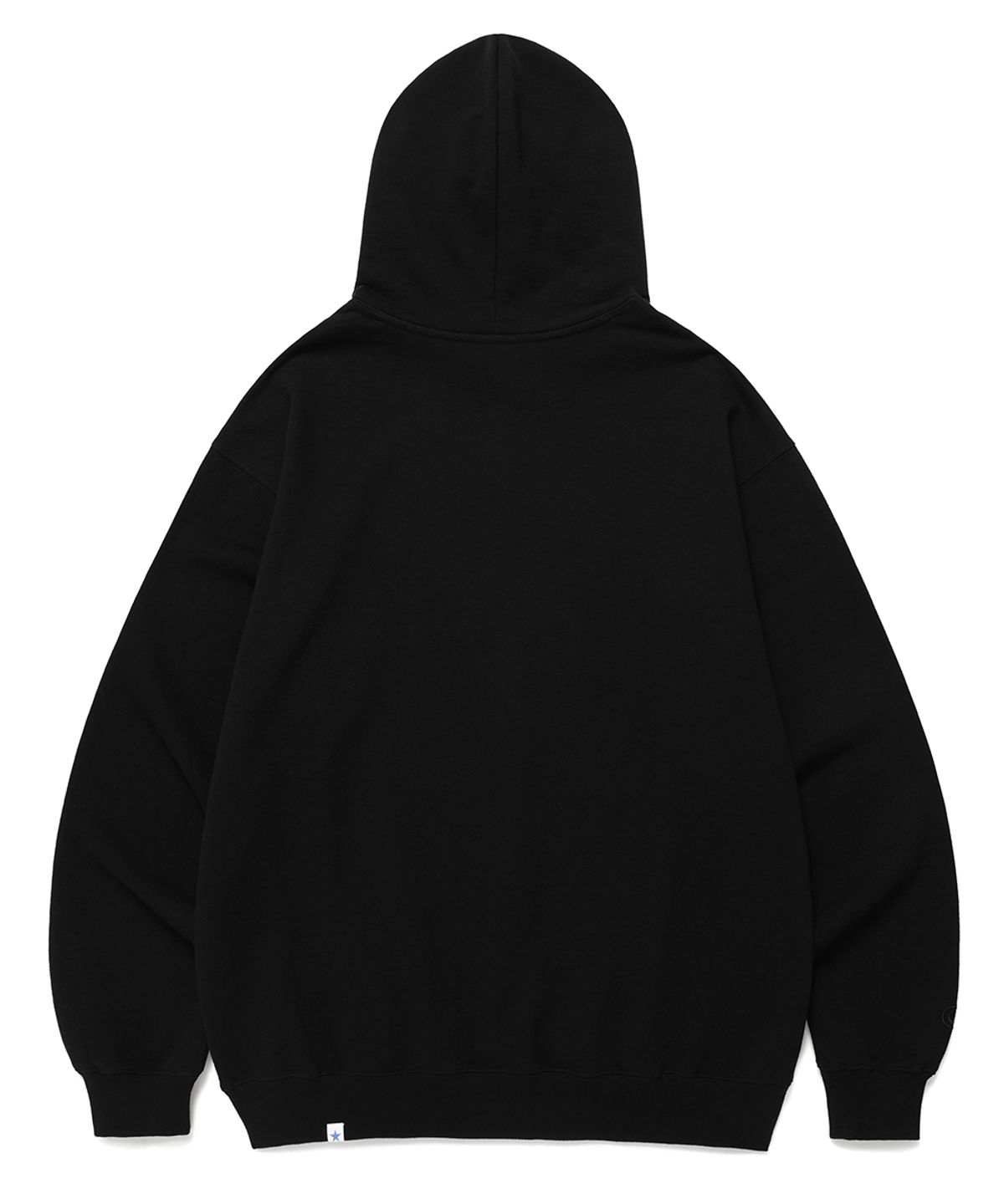 카비시(CAVISH) APPLIQUE STADIUM LOGO HOODIE BLACK(CV2ESUM405A)